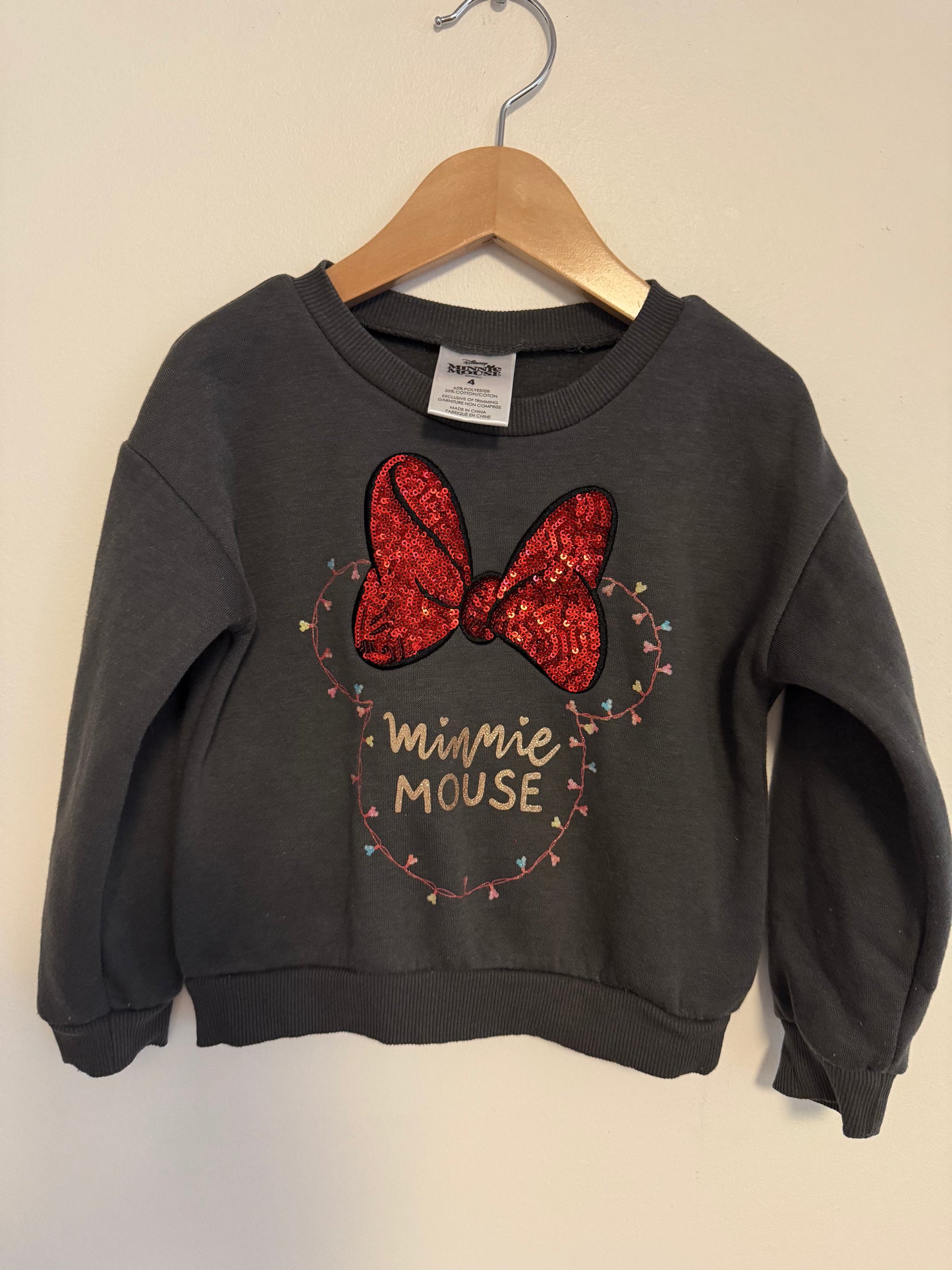 MINNIE MOUSE CREW SIZE 4T