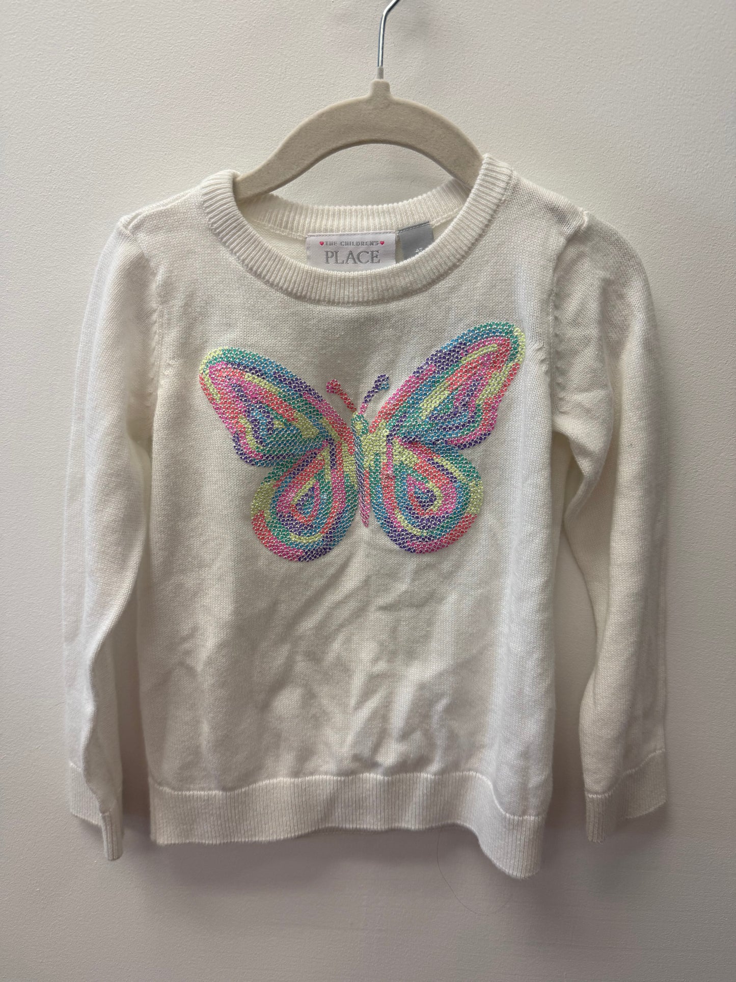 CHILDRENS PLACE BUTTERFLY SHIRT SIZE 4T