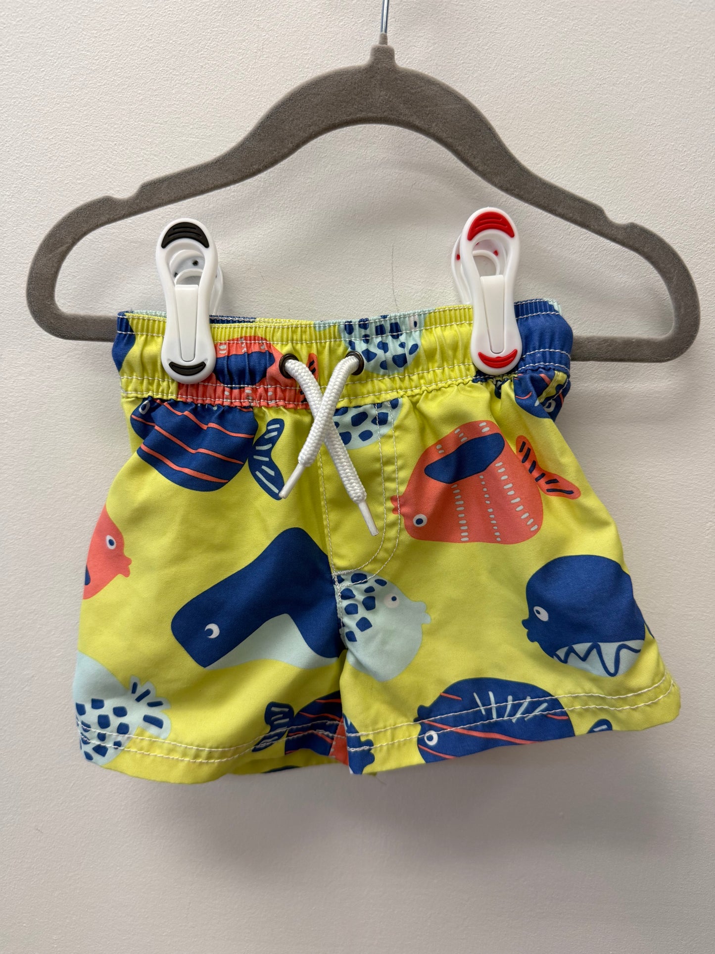 CARTERS FISH SWIM SHORTS SIZE 6M