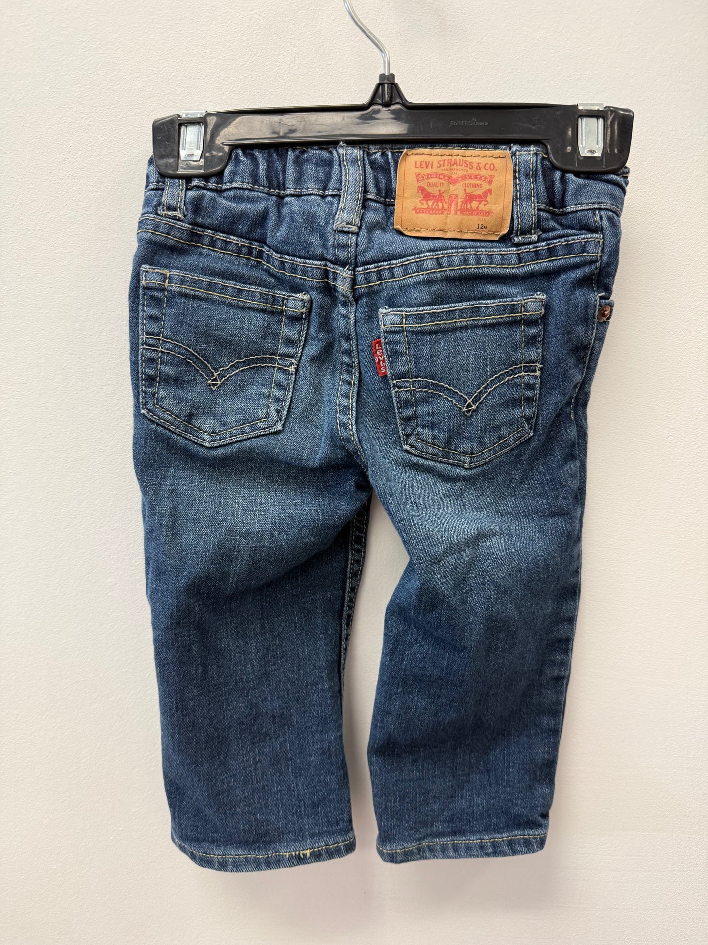 LEVI STRECHY WAIST BAND JEANS SIZE 12M