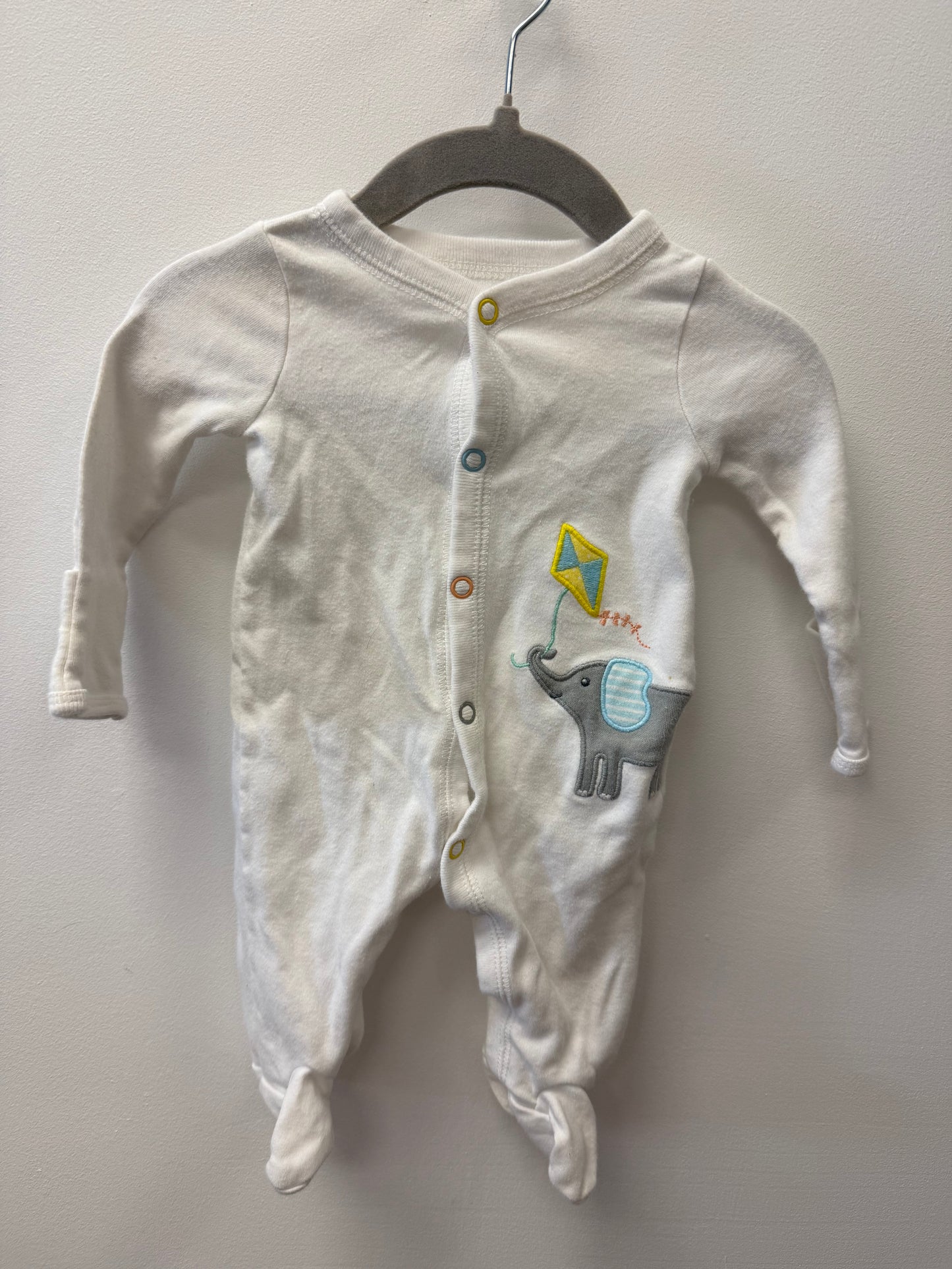 CARTERS ELEPHANT SLEEPER SIZE NEWBORN