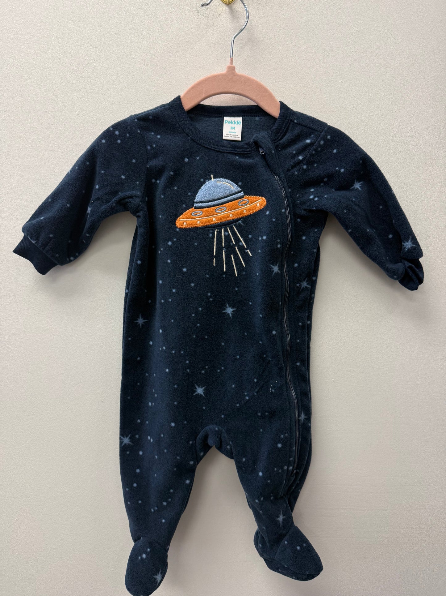 PEKKLE FLEECE SPACE SLEEPER SIZE 3M
