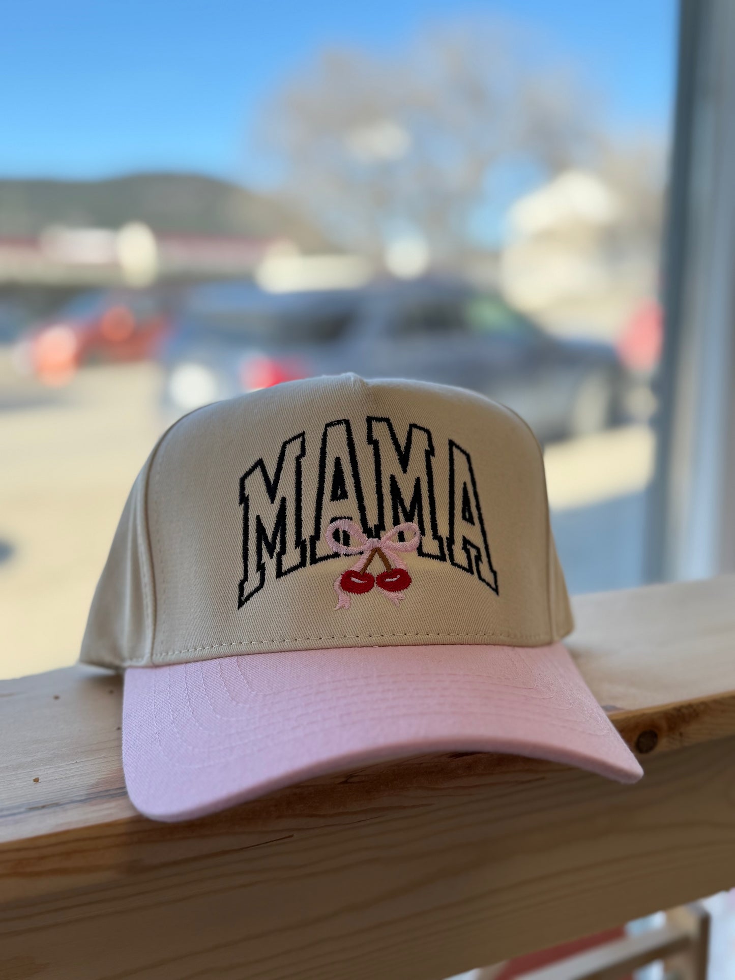 BOBS X LINEN FOR LITTLES COLLAB MAMA HAT "PINK"