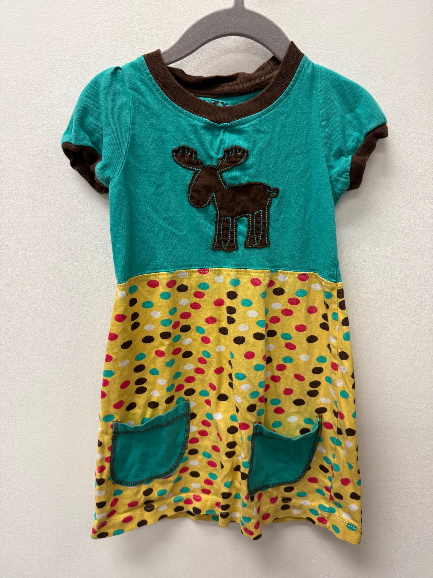 LAZY ONE MOOSE DRESS SIZE 2T