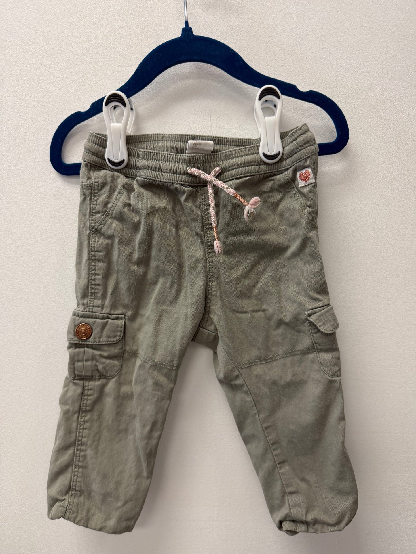H&M CARGO PANTS SIZE 9-12M