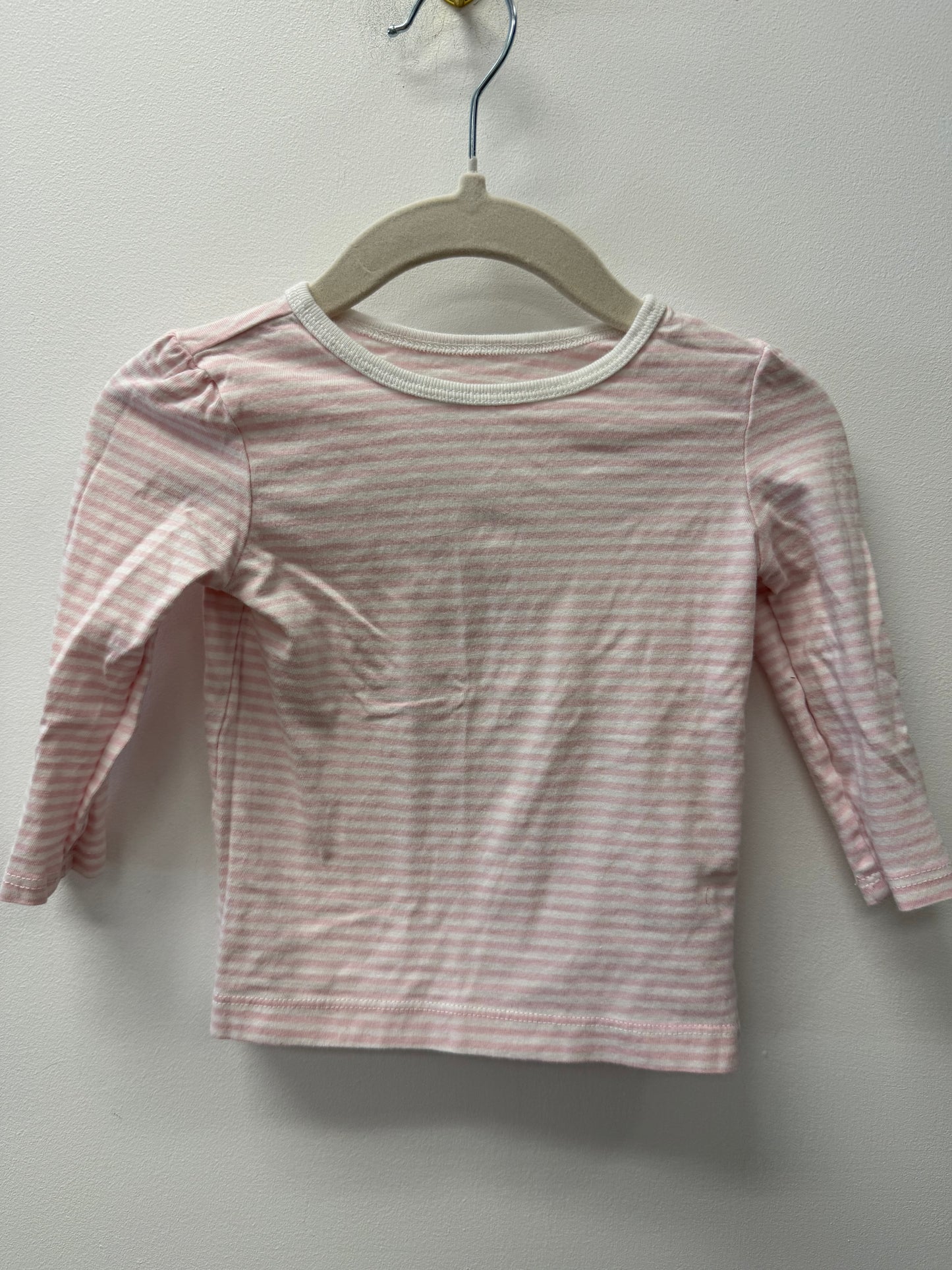 CARTERS PINK STRIPPED SHIRT SIZE 12M