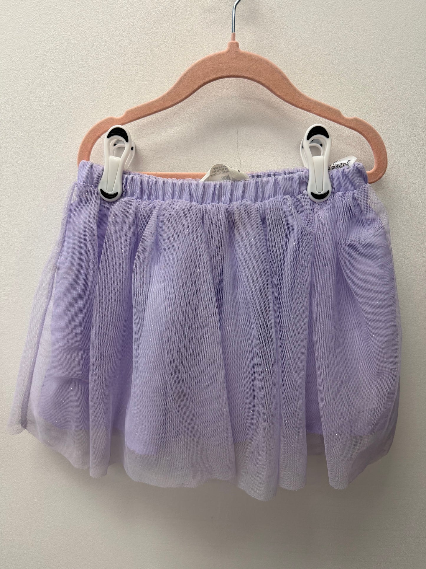 H&M PURPLE SPARKLE SKIRT SIZE 5-6