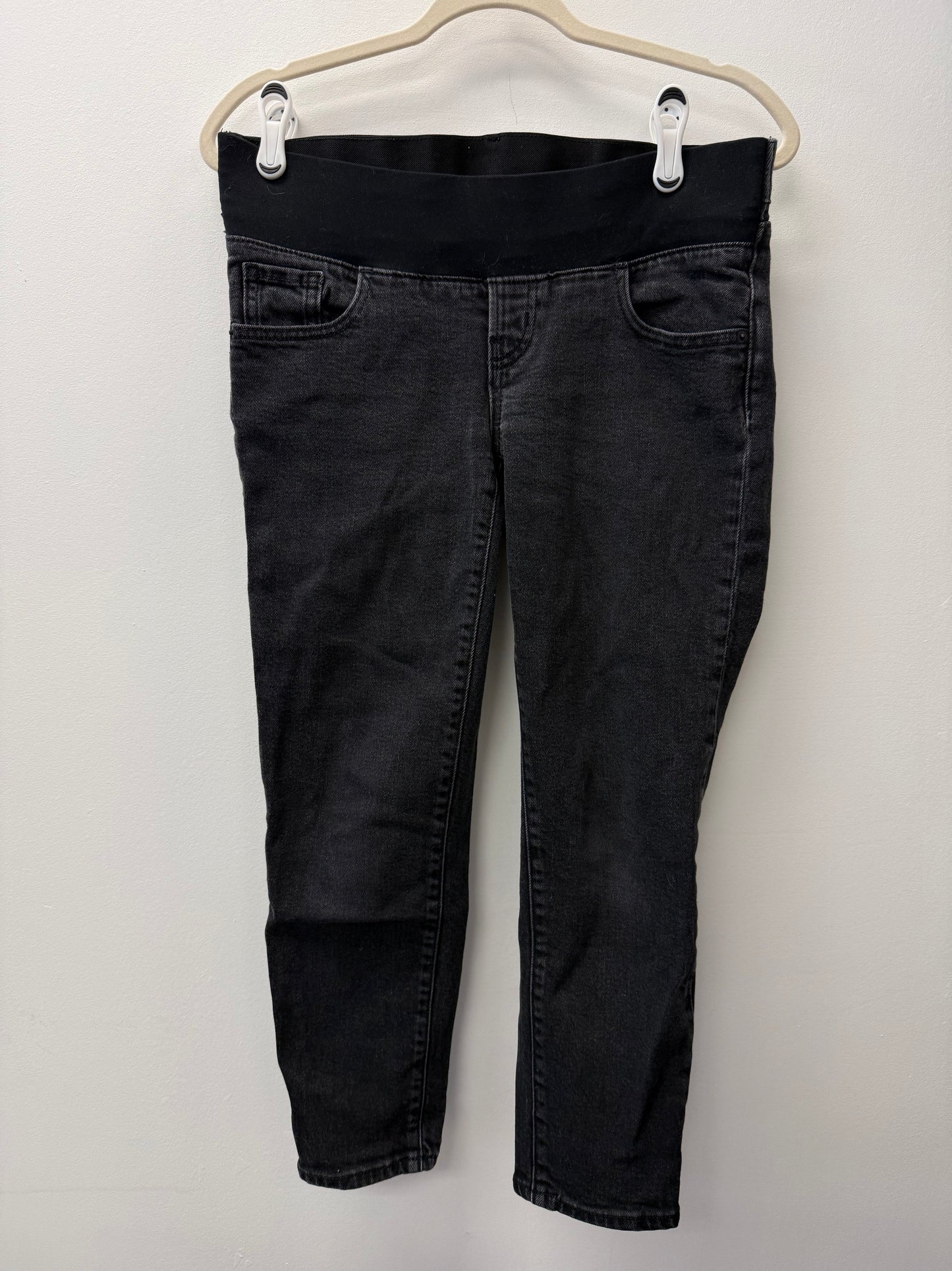OLD NAVY BLACK MATERNITY JEANS SIZE 4 SHORT