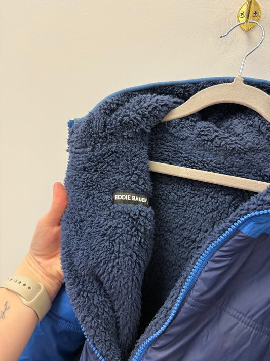 EDDIE BAUER REVERSIBLE COAT SIZE 7-8