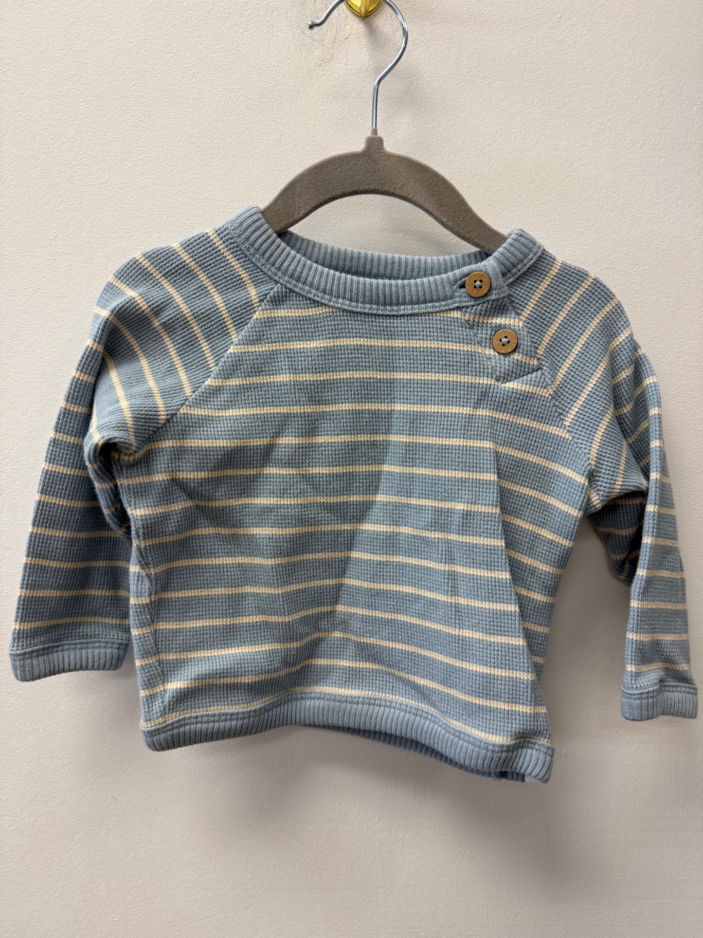 RISE LITTLE EARTHLING STRIPPED SHIRT SIZE 9-12M