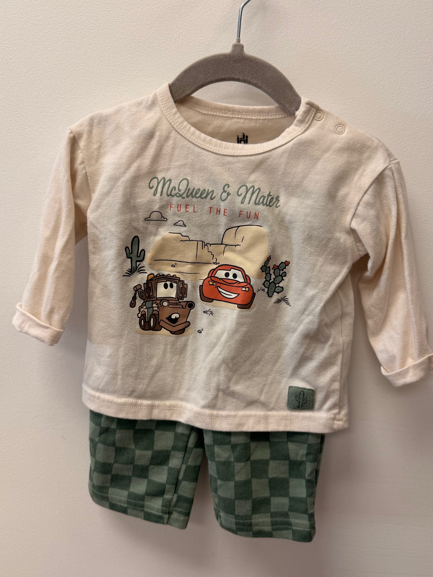 DISNEY CARS OUTFIT SIZE 3-6M