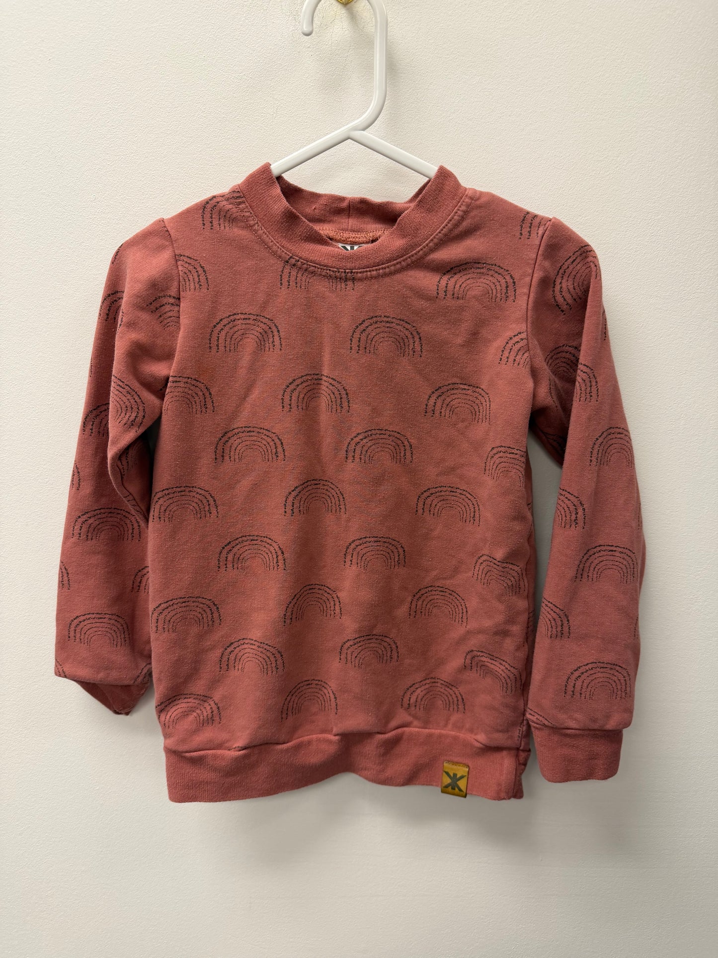 BROK BOYS RAINBOW CREW SIZE 4-5