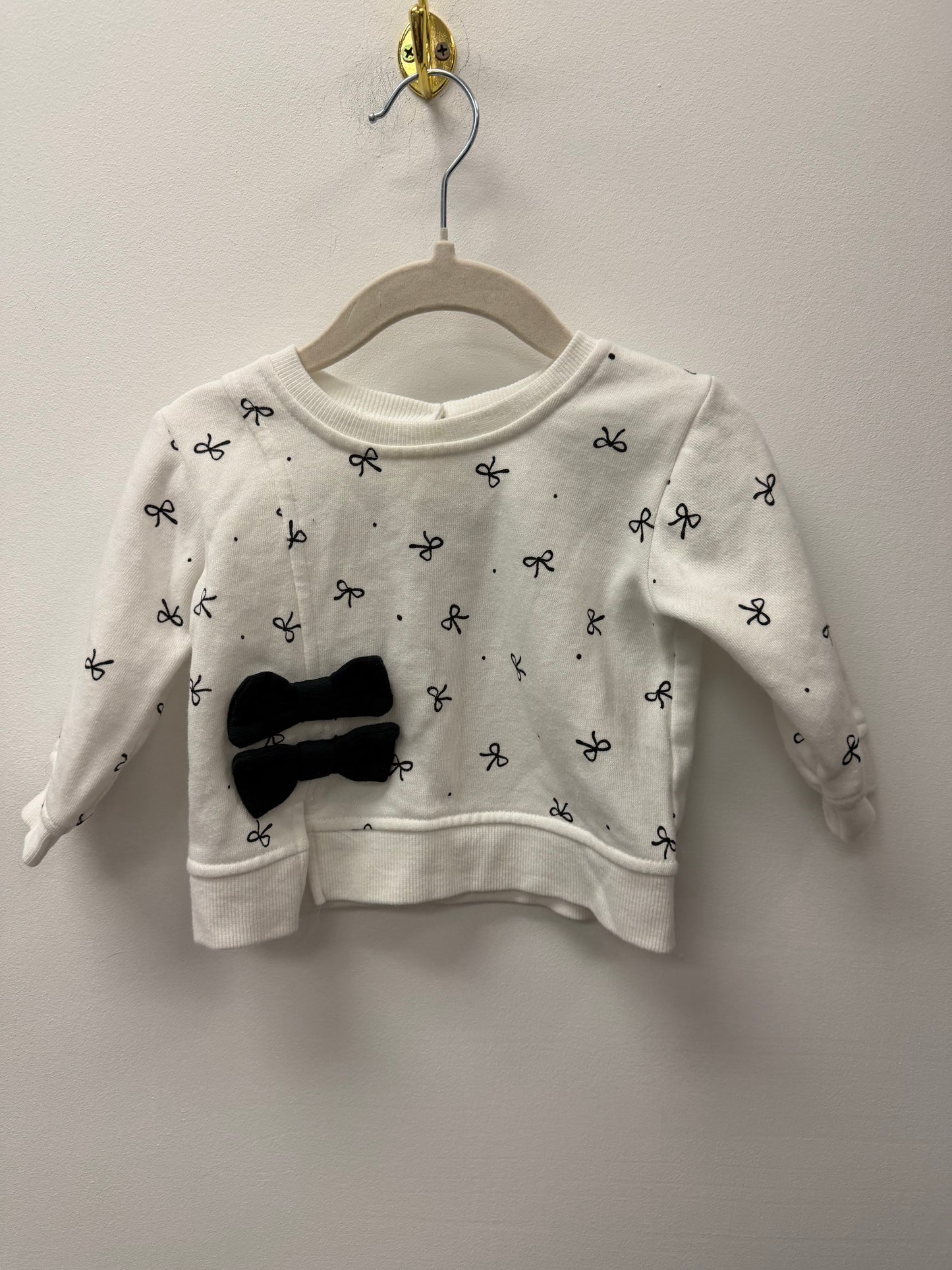 BTWEEN BOW SHIRT SIZE 6-12M