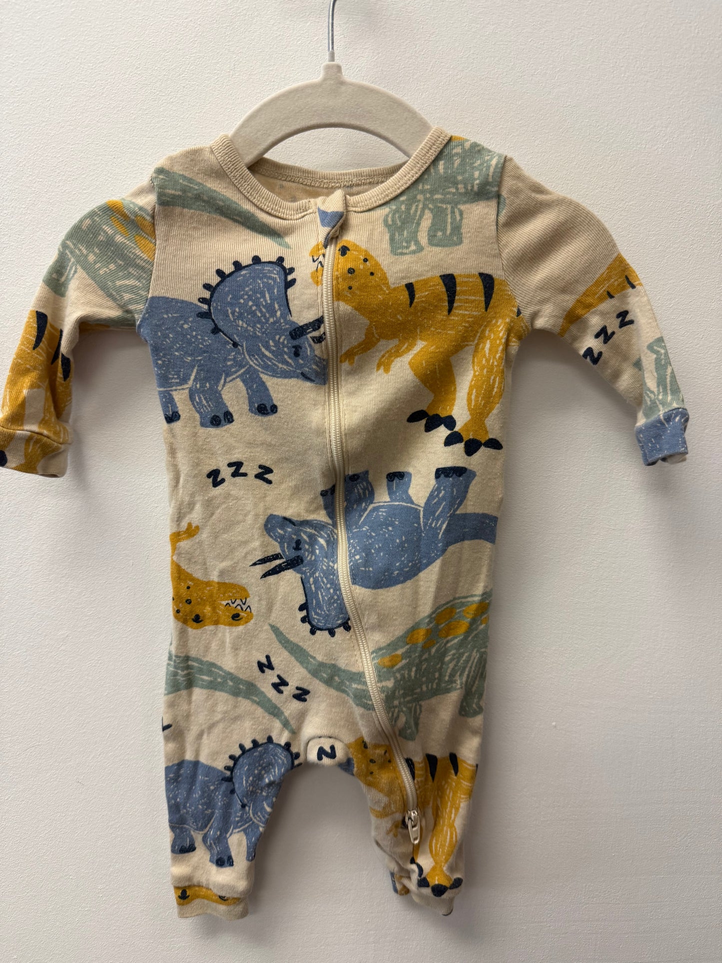 JOE FRESH FOOTLESS DINO SLEEPER SIZE 0-3M