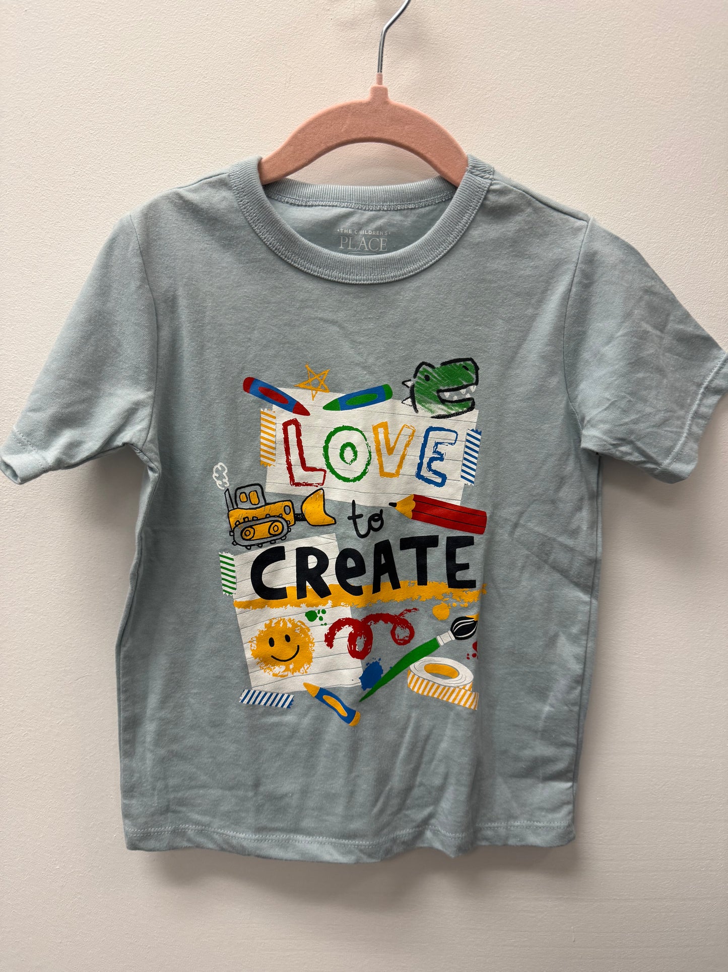 CHILDRENS PLACE "CREATE" TEE SIZE 4T