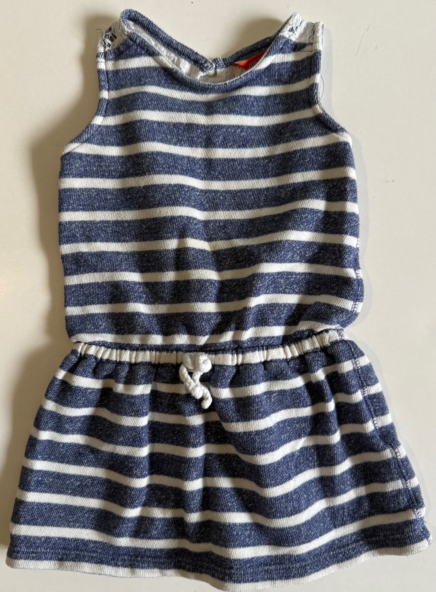 Joe Fresh, Blue and White Striped Dress - Size 1T