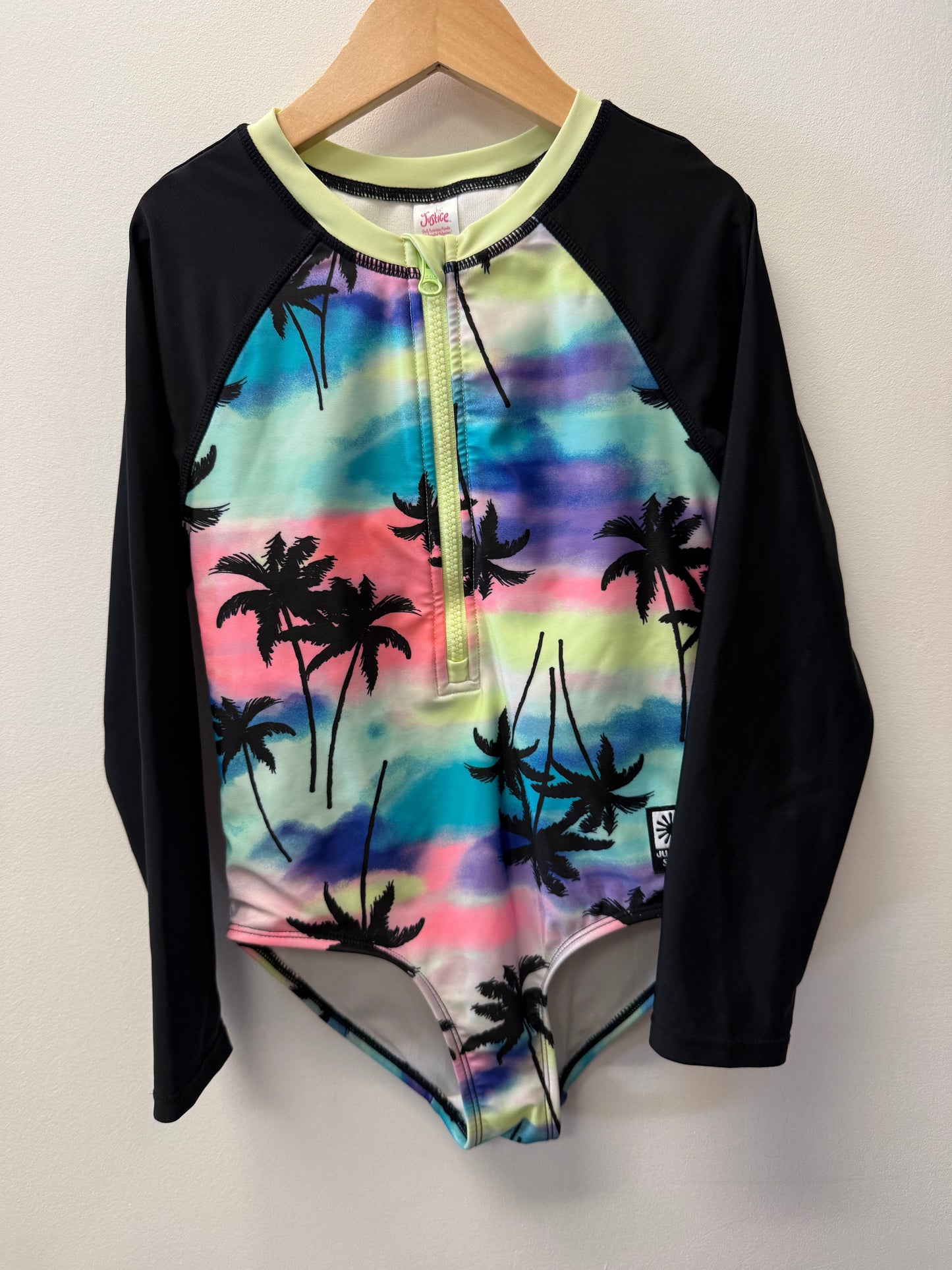 JUSTICE ONE PIECE BATHING SUIT SIZE 7-8