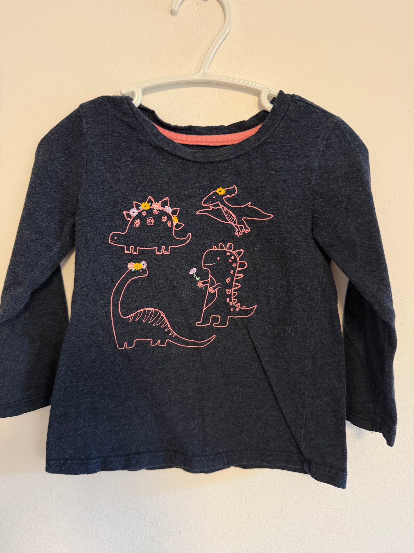 GEORGE PINK DINO SHIRT SIZE 2T