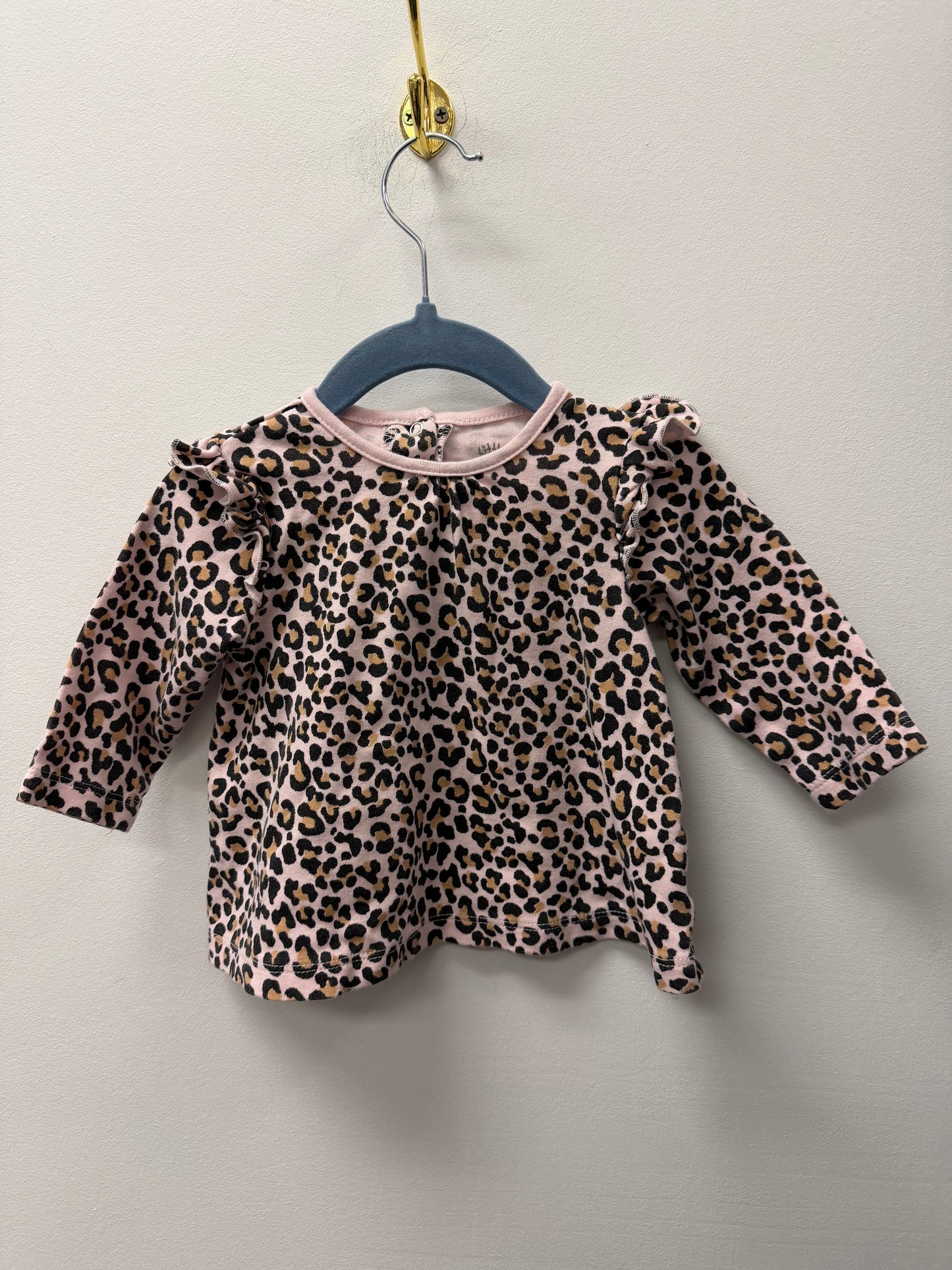 LITTLE ME CHEETAH SHIRT SIZE 9M