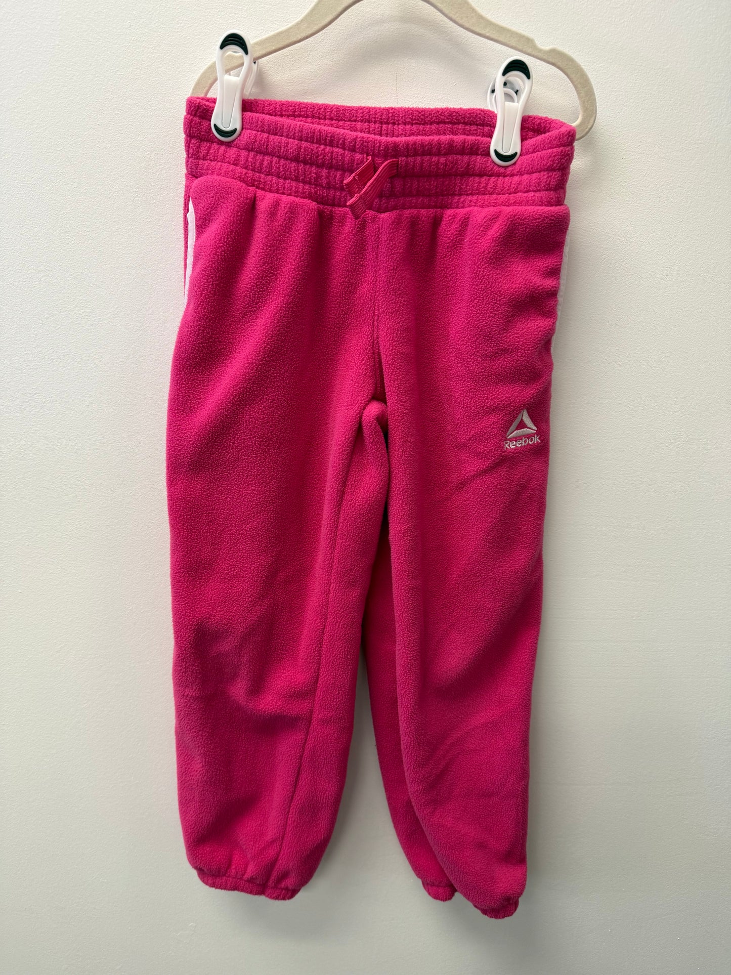 REEBOK PINK FLEECE JOGGERS SIZE 6
