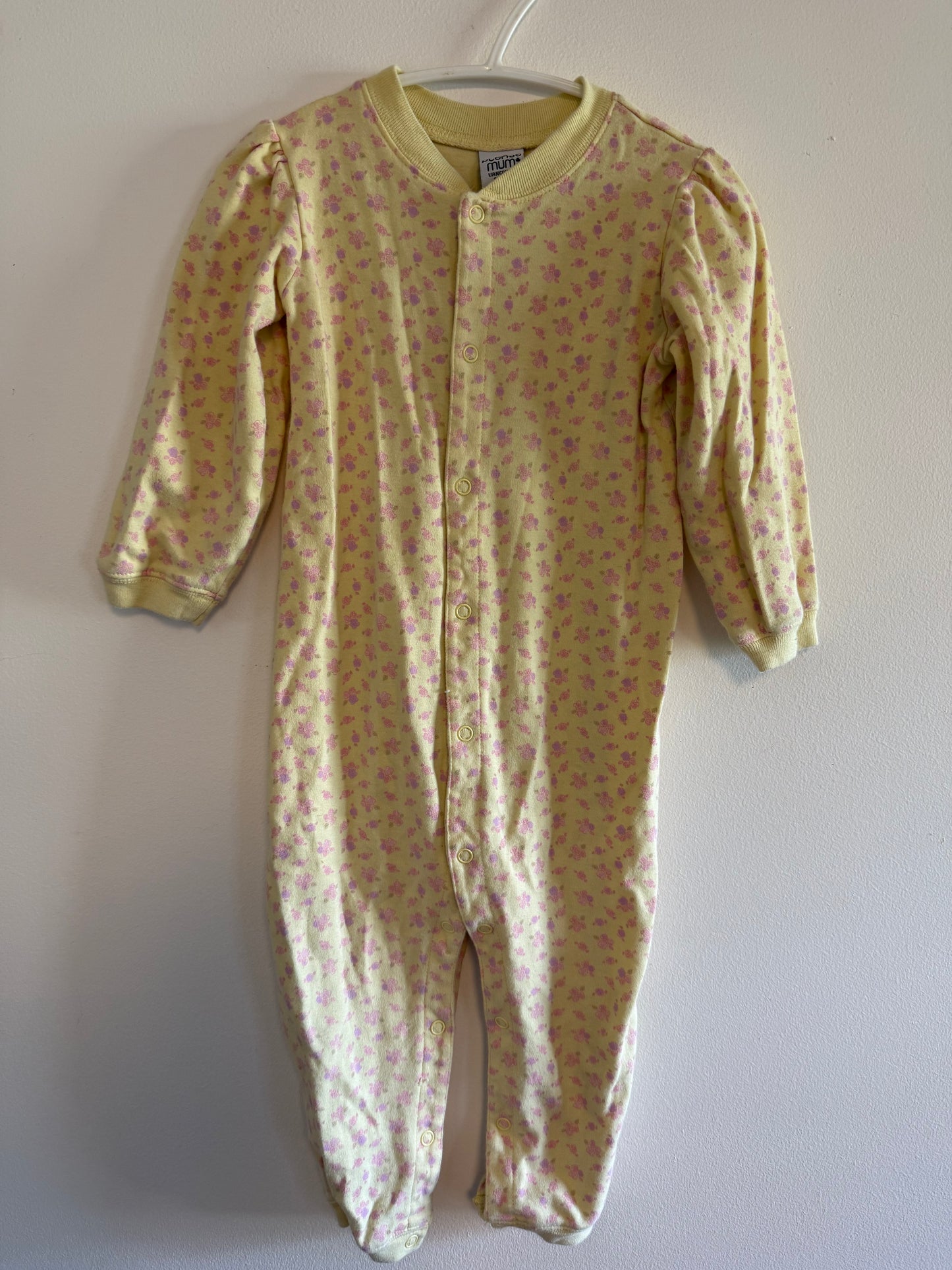 PLEASE MUM FLORAL SLEEPER SIZE 18M