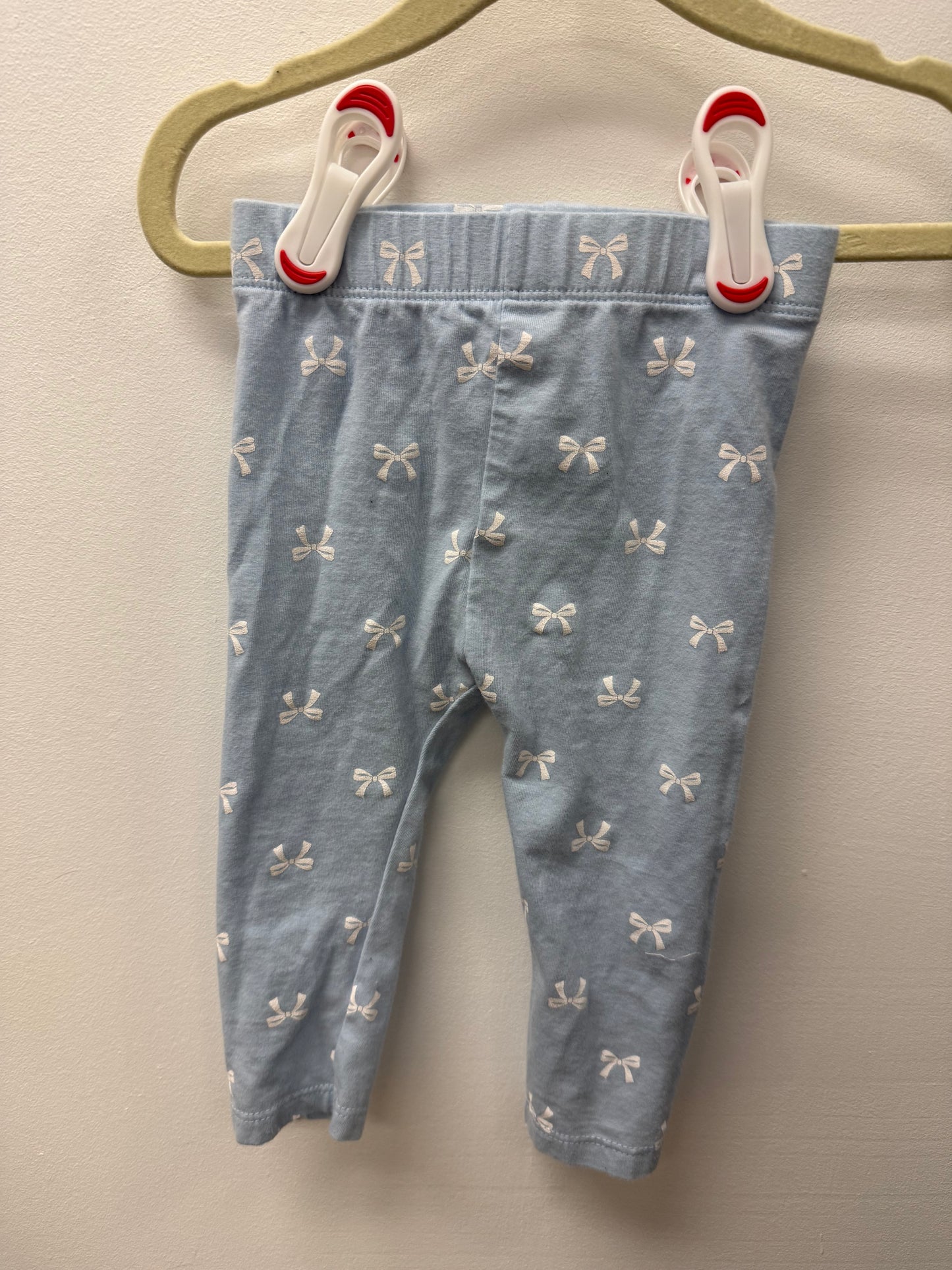 JOE FRESH BOW LEGGINGS SIZE 6-12M