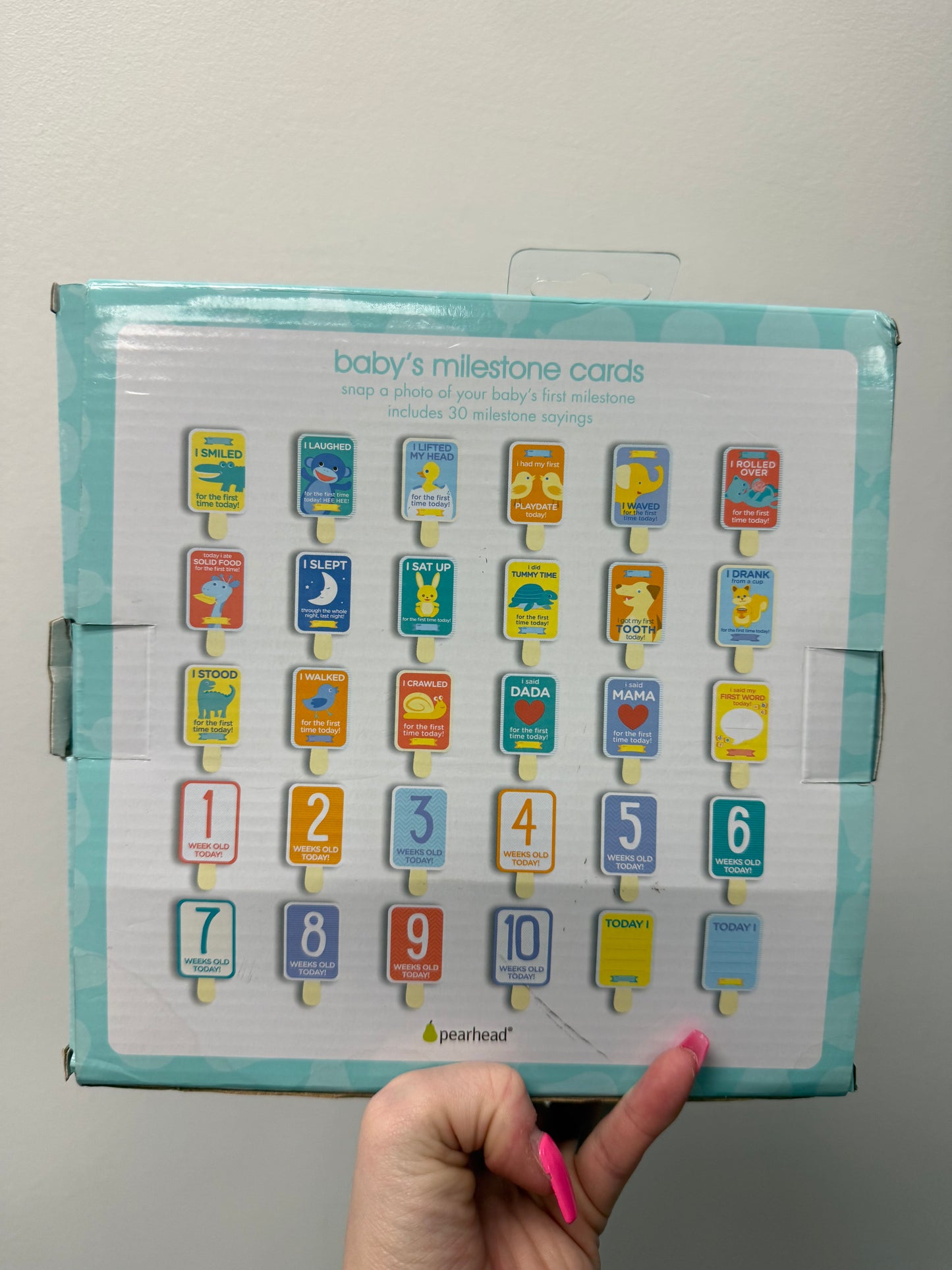 BABY MILESTONE CARDS