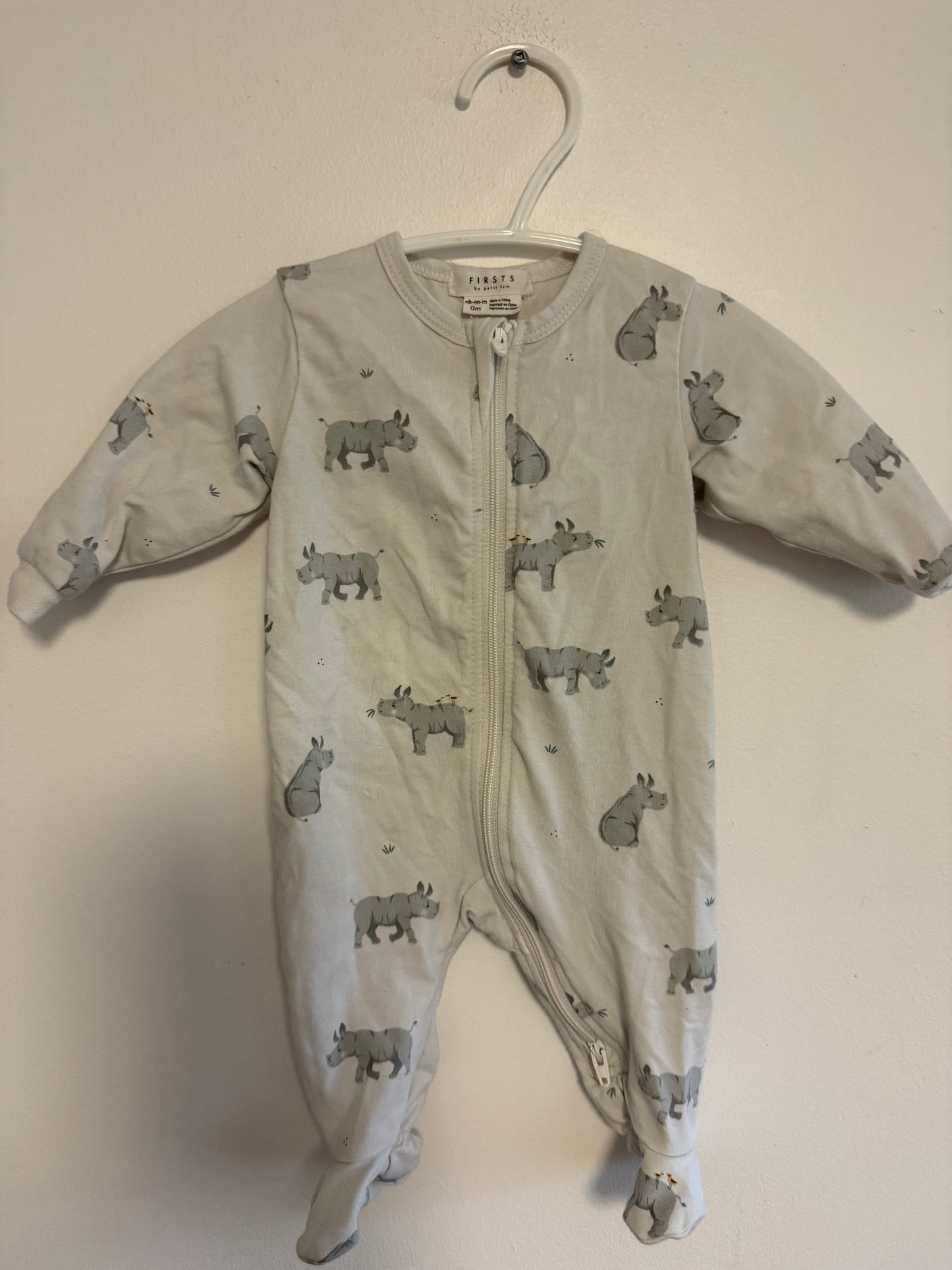 PETIT LEM RHINO SLEEPER SIZE NEWBORN