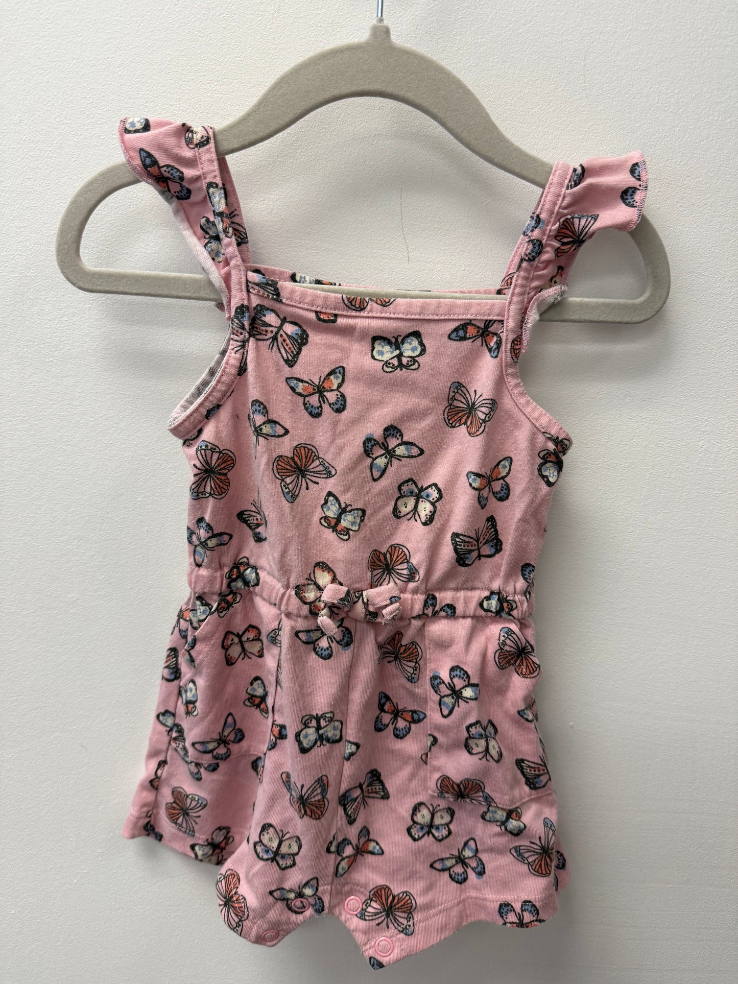 JOE FRESH BUTTERFLY ROMPER SIZE 6-12M