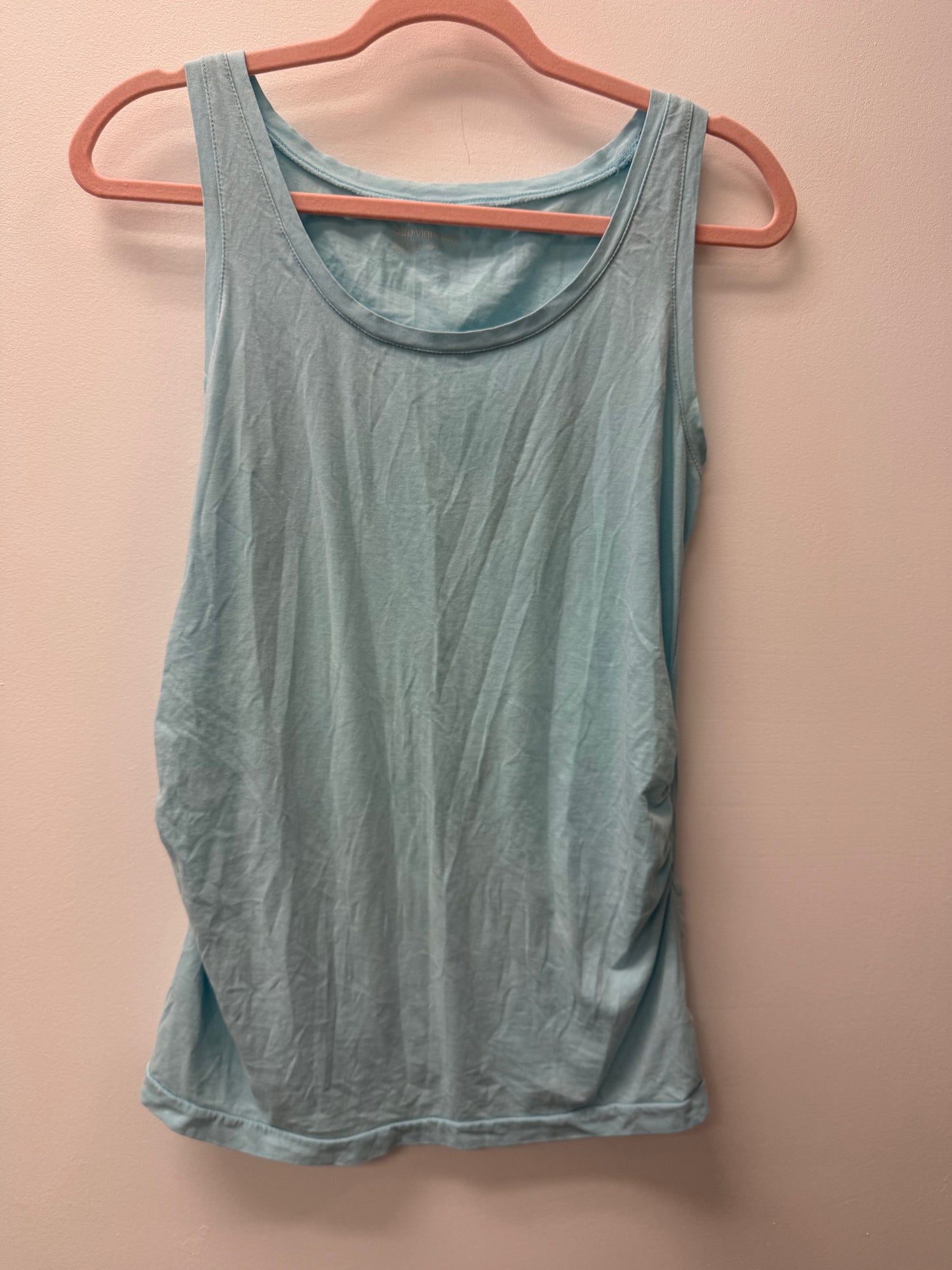 GAP MATERNITY BLUE TANK SIZE MEDIUM