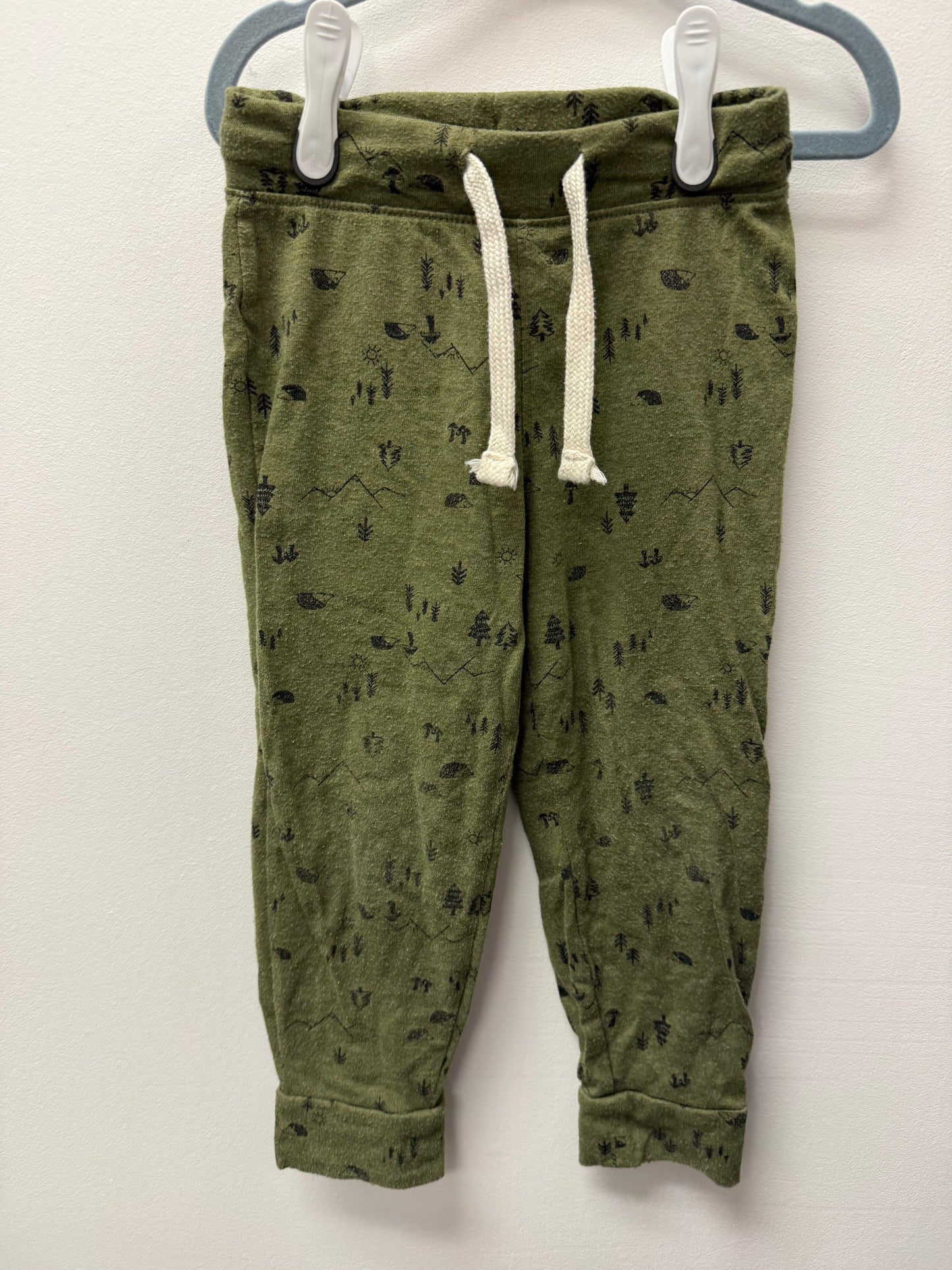 OLD NAVY GREEN LOUNGE PANTS SIZE 3T