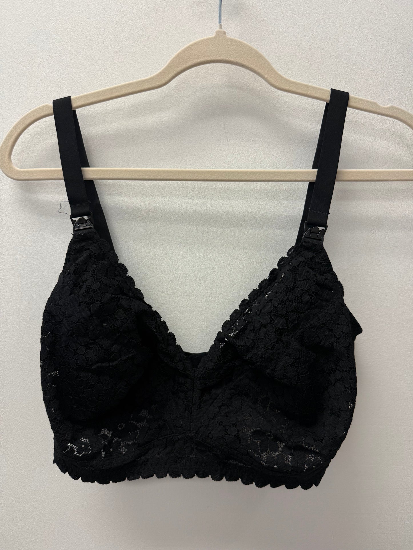 MOMANDA BLACK NURSING BRA SIZE XXL