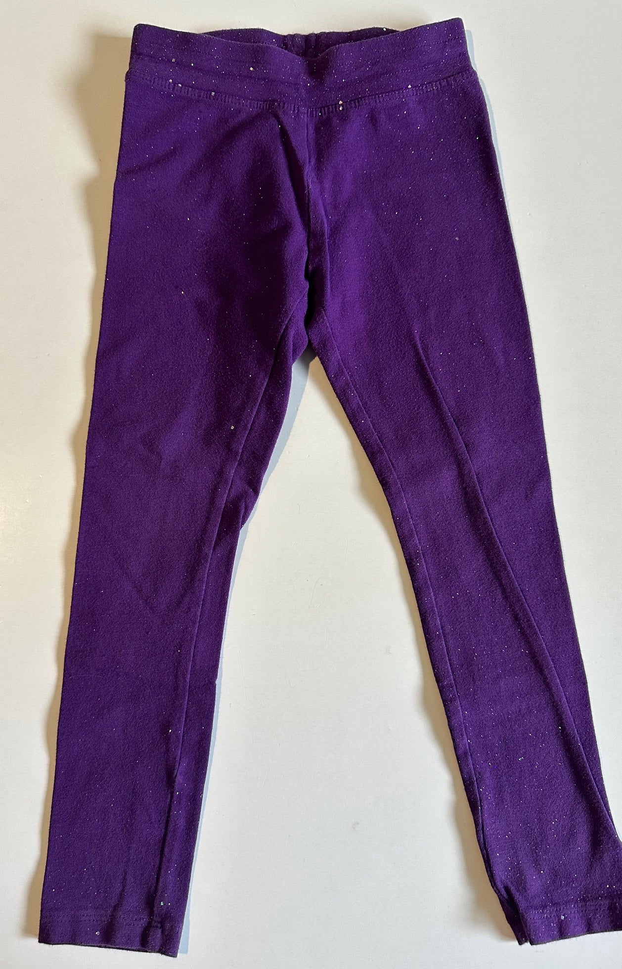 *Play* George, Purple Sparkly Leggings - Size XS (4-5)
