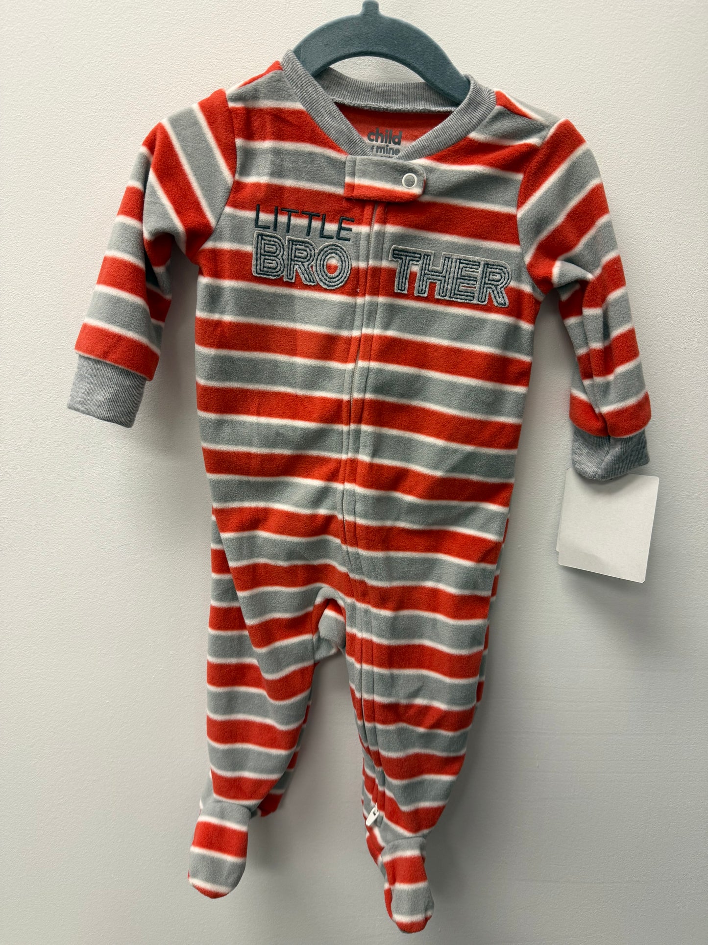 NEW WITH TAGS FLEECE LITTLE BROTHER SLEEPER SIZE 3-6M