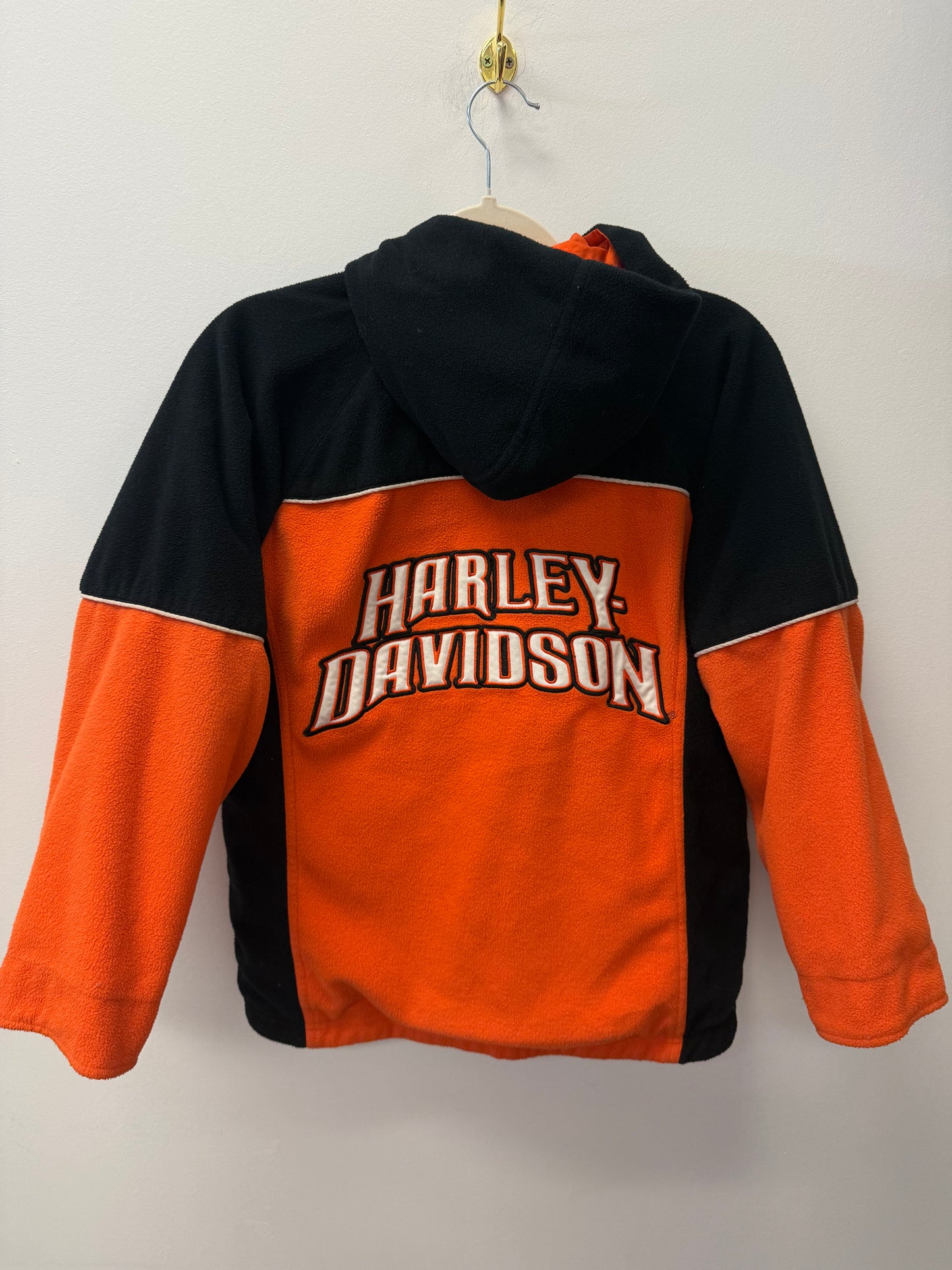 HARLEY DAVIDSON REVERSIBLE JACKET SIZE 12-14