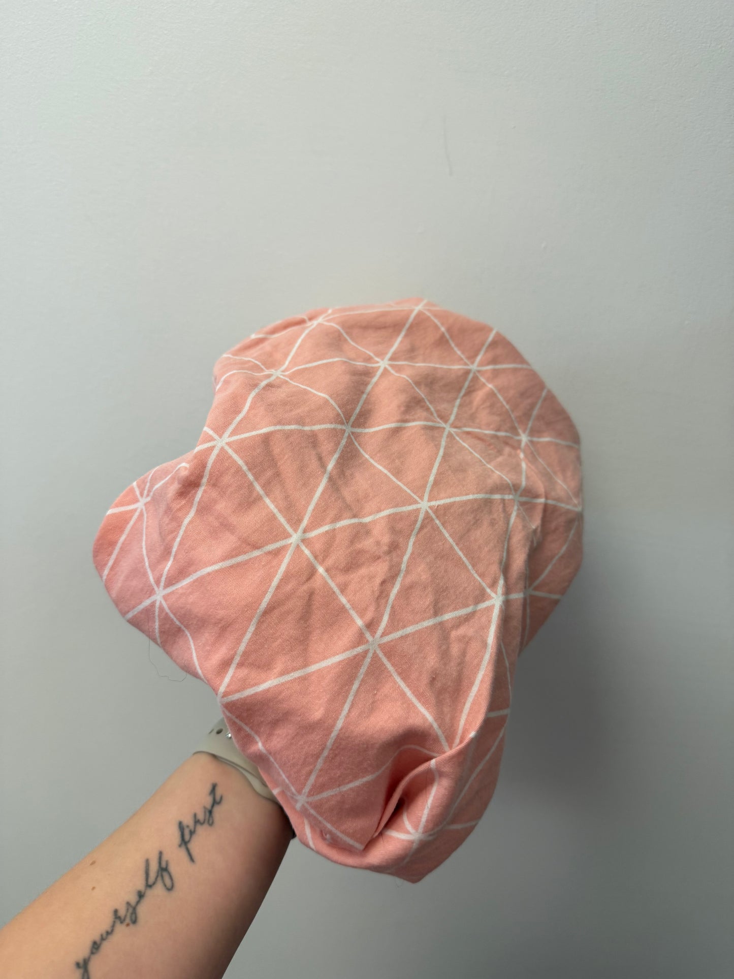 100% COTTON PINK CRIB SHEET
