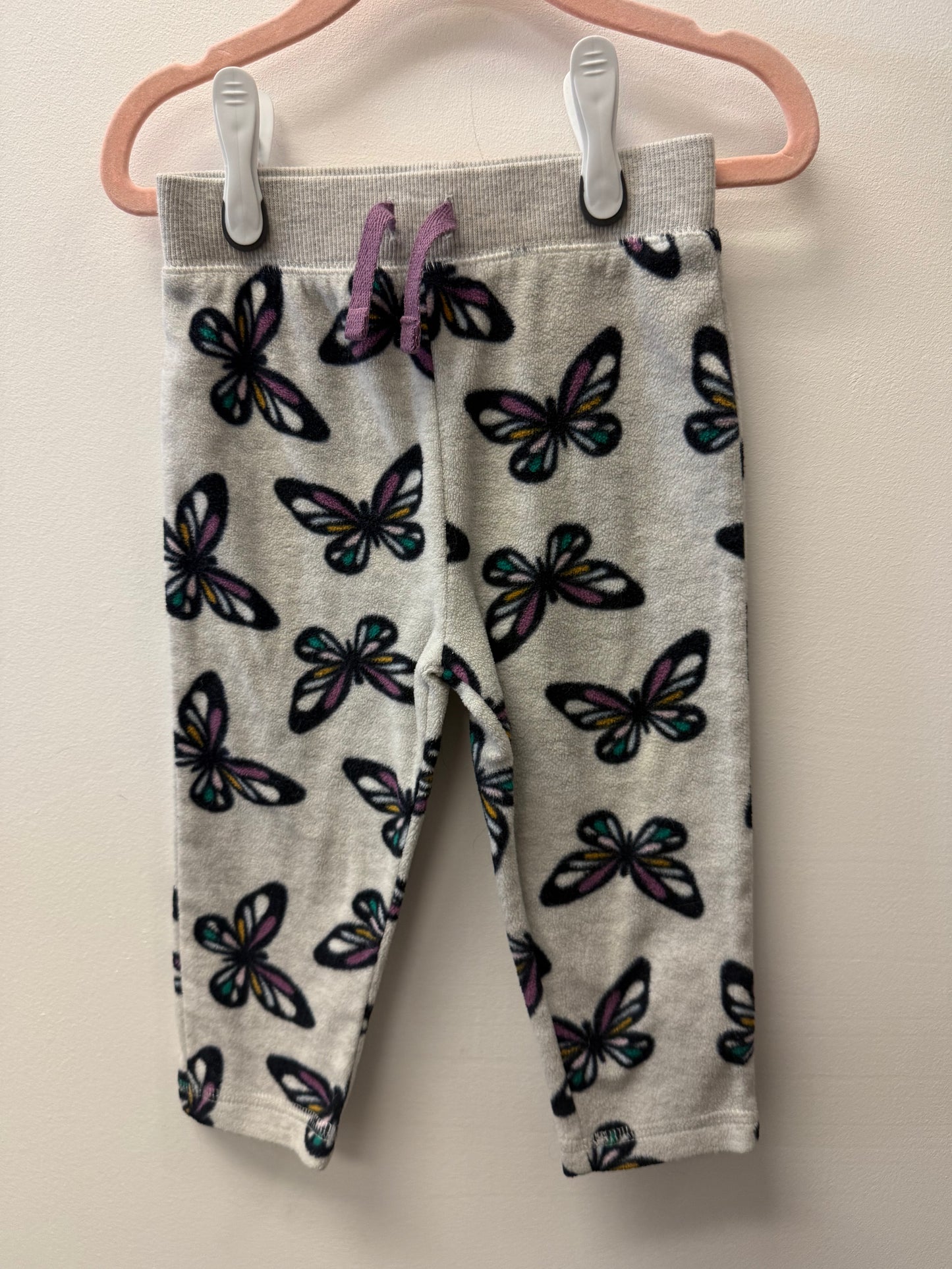 GEORGE FLEECE BUTTERFLY PANTS SIZE 12-18M