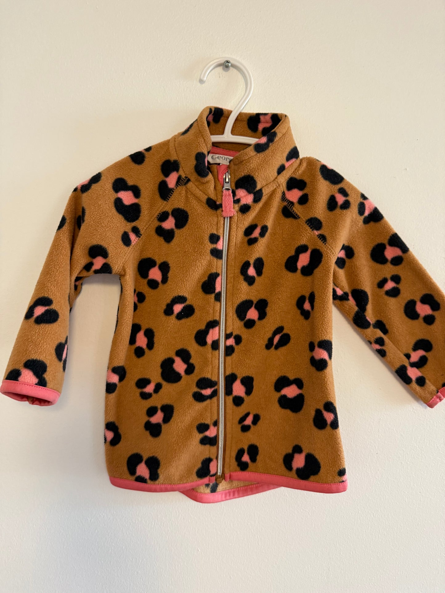 GEORGE FLEECE CHEETAH SWEATER SIZE 12-18M