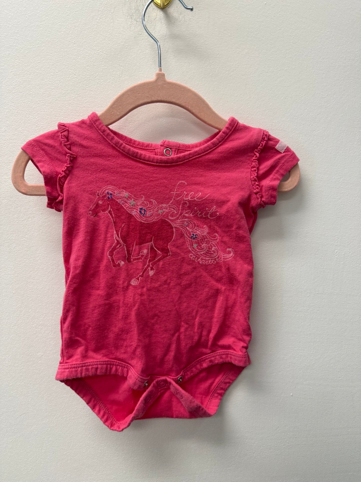 CARHARTT PINK ONESIE SIZE 3M