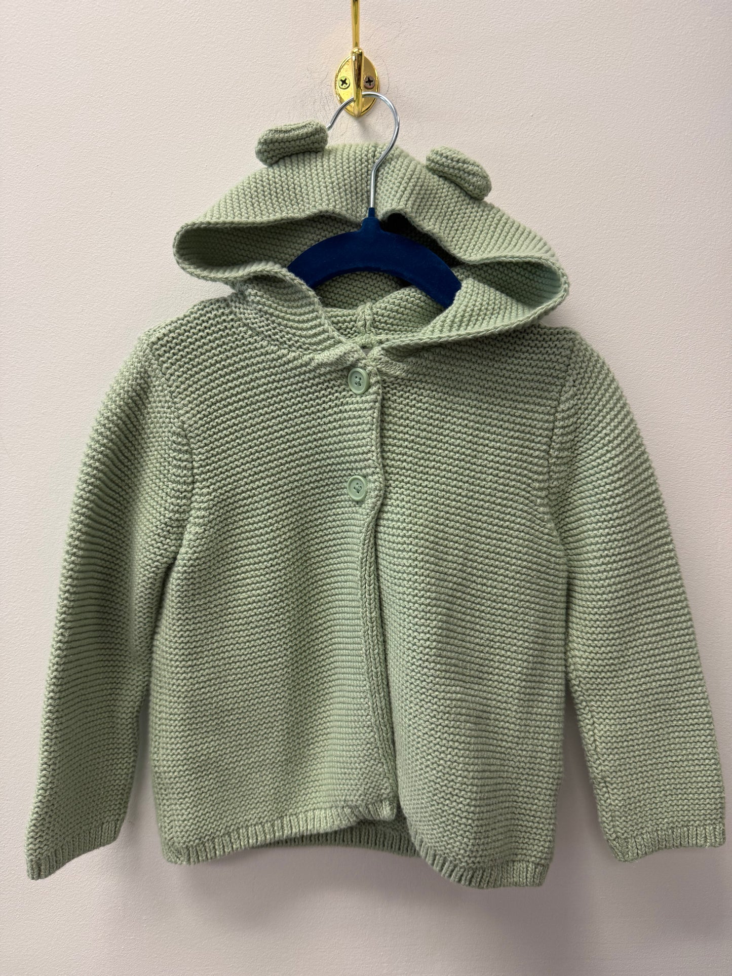 JOE FRESH GREEN KNIT SWEATER SIZE 12-18M