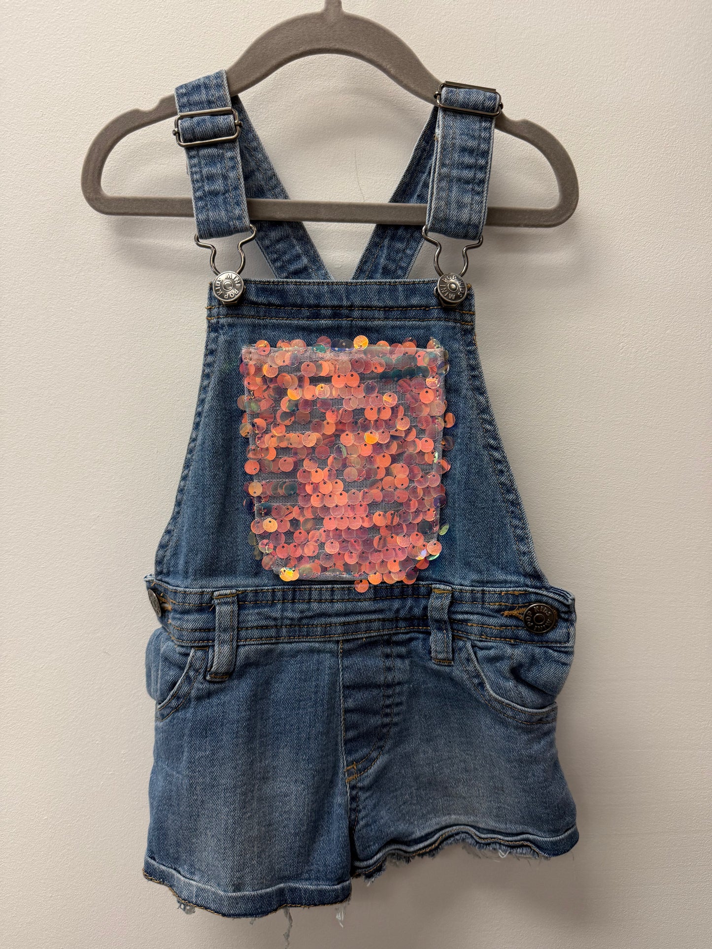 MINI POP KIDS SHORTALLS SIZE 4T