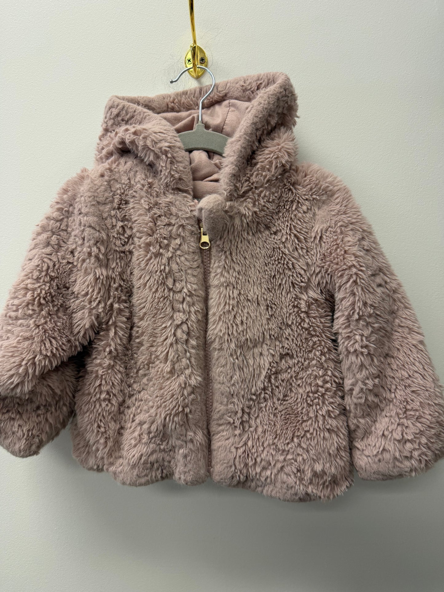 LIV & LOTTIE FUR COAT SIZE 24M