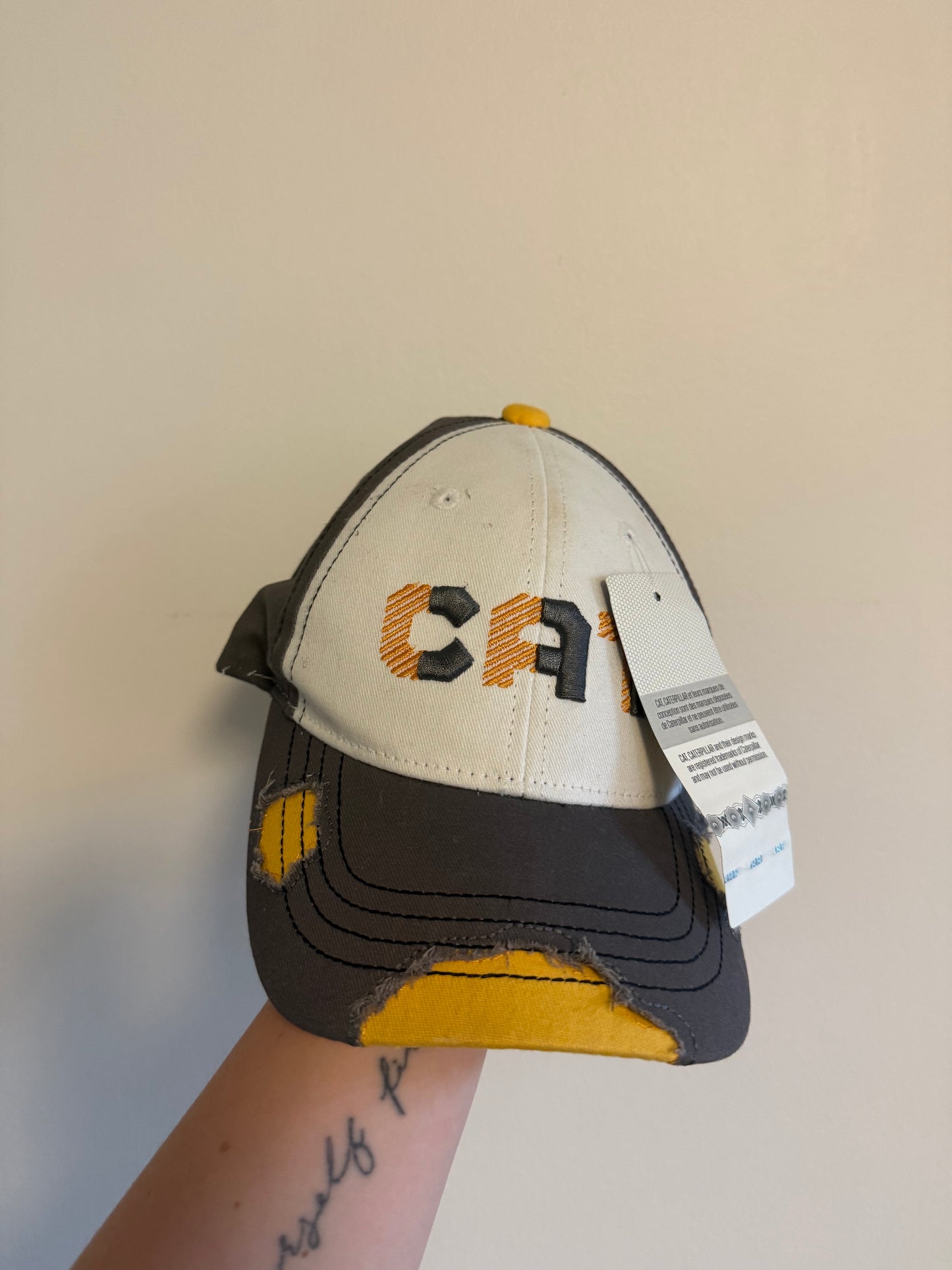 NEW WITH TAGS YOUTH CATERPILLAR HAT