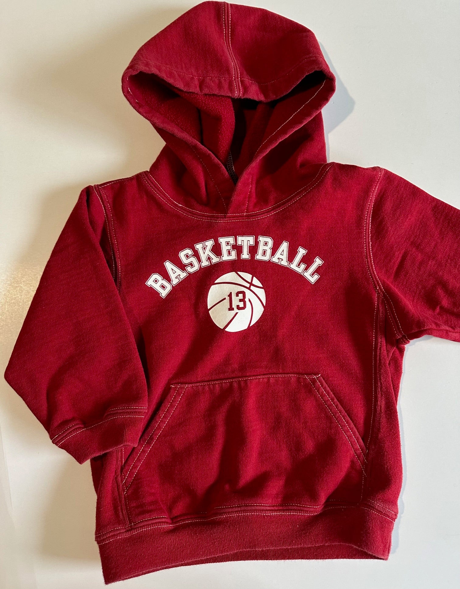 Baby Gap Red Basketball Hoodie 18 24 Months Linen for Littles