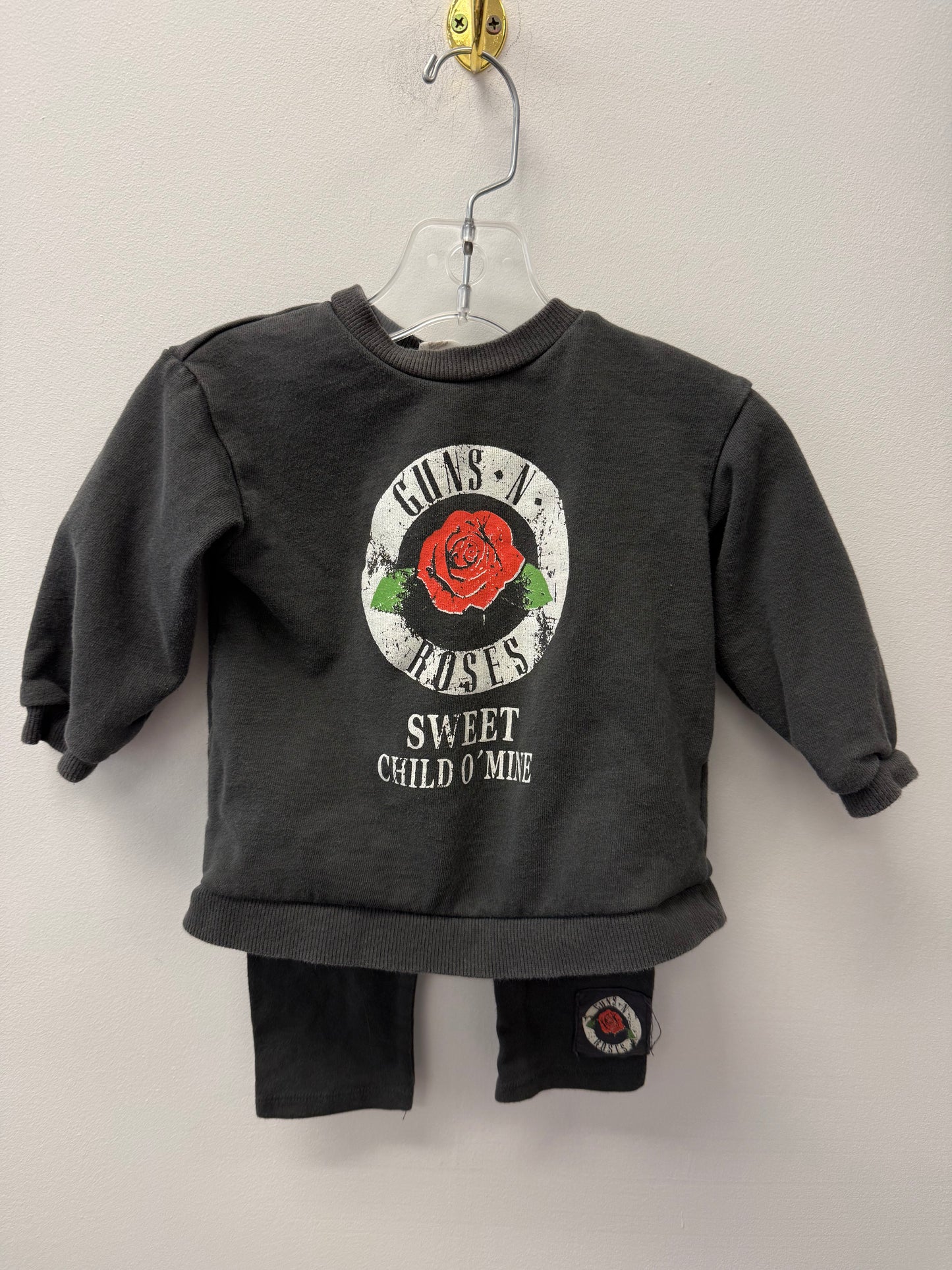 H&M "SWEET CHILD OF MINE" OUTFIT SIZE 12M