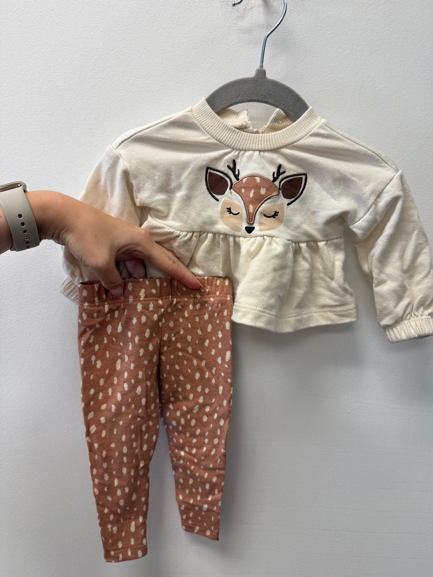 BTWEEN DEER OUTFIT SIZE 0-3M