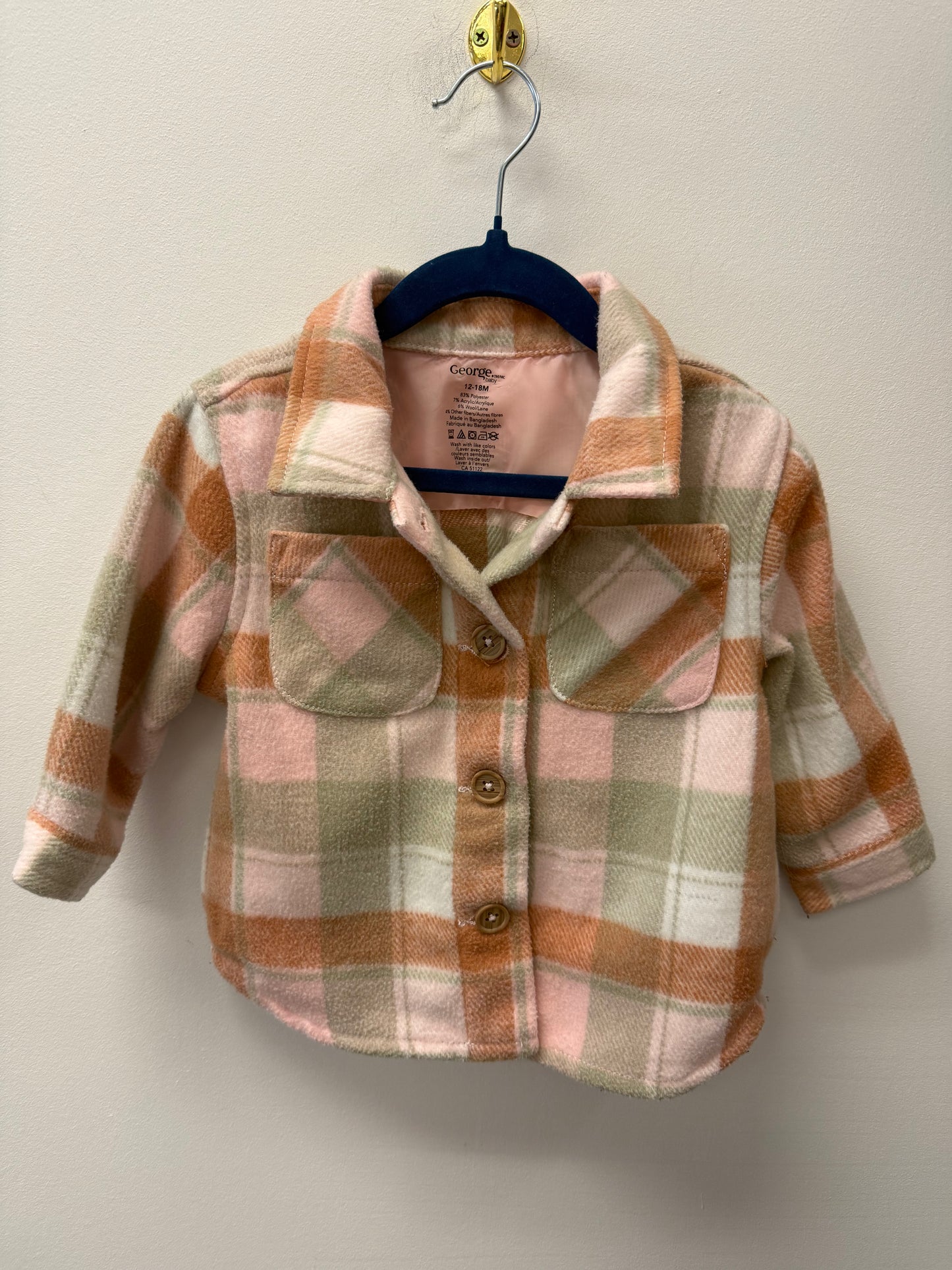 GEORGE PINK SHACKET SIZE 12-18M