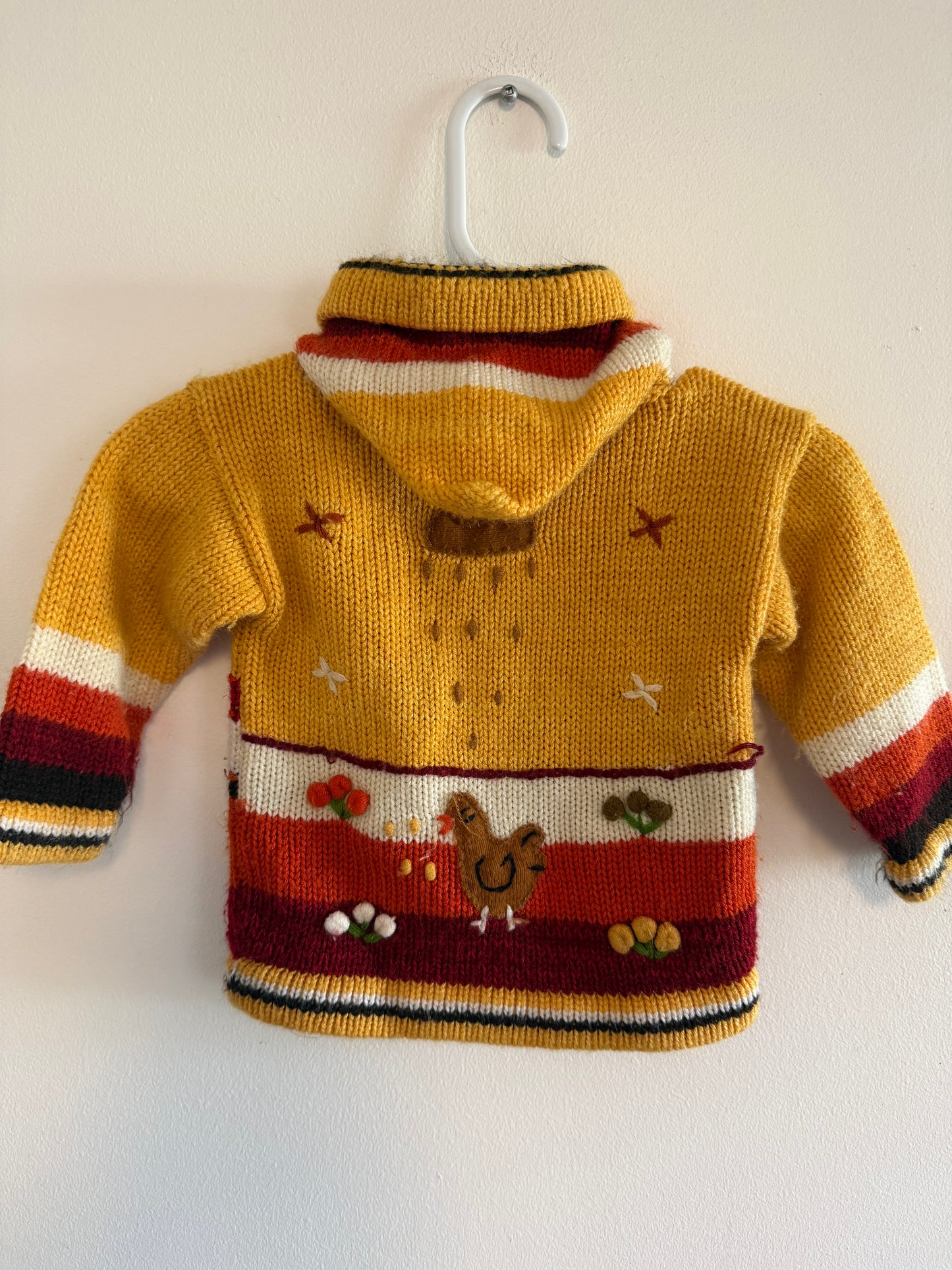 PERUVIAN WOOL SWEATER SIZE 0-12M