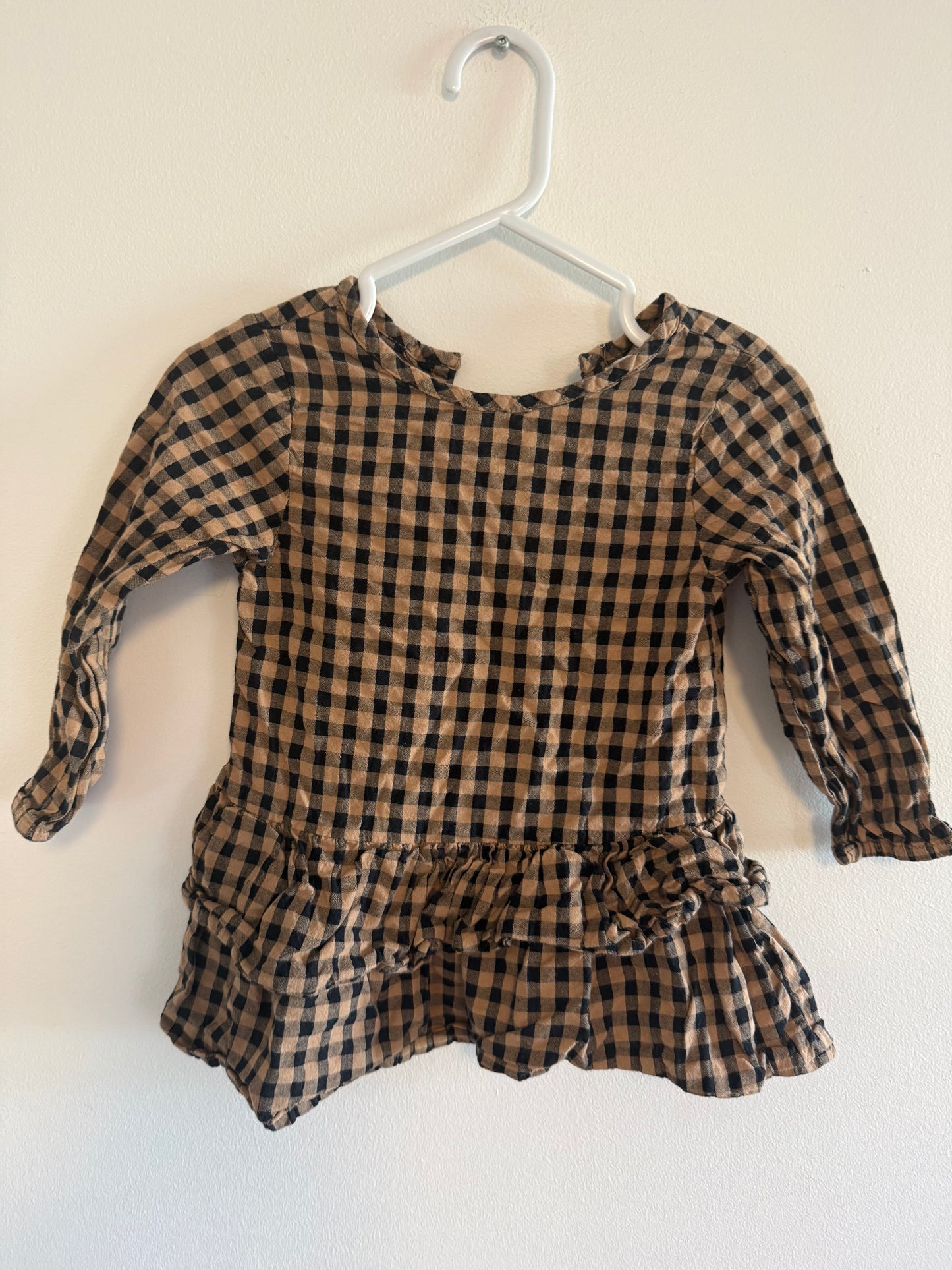 RISE LITTLE EARTHLING GINGHAM DRESS SIZE 12-18M