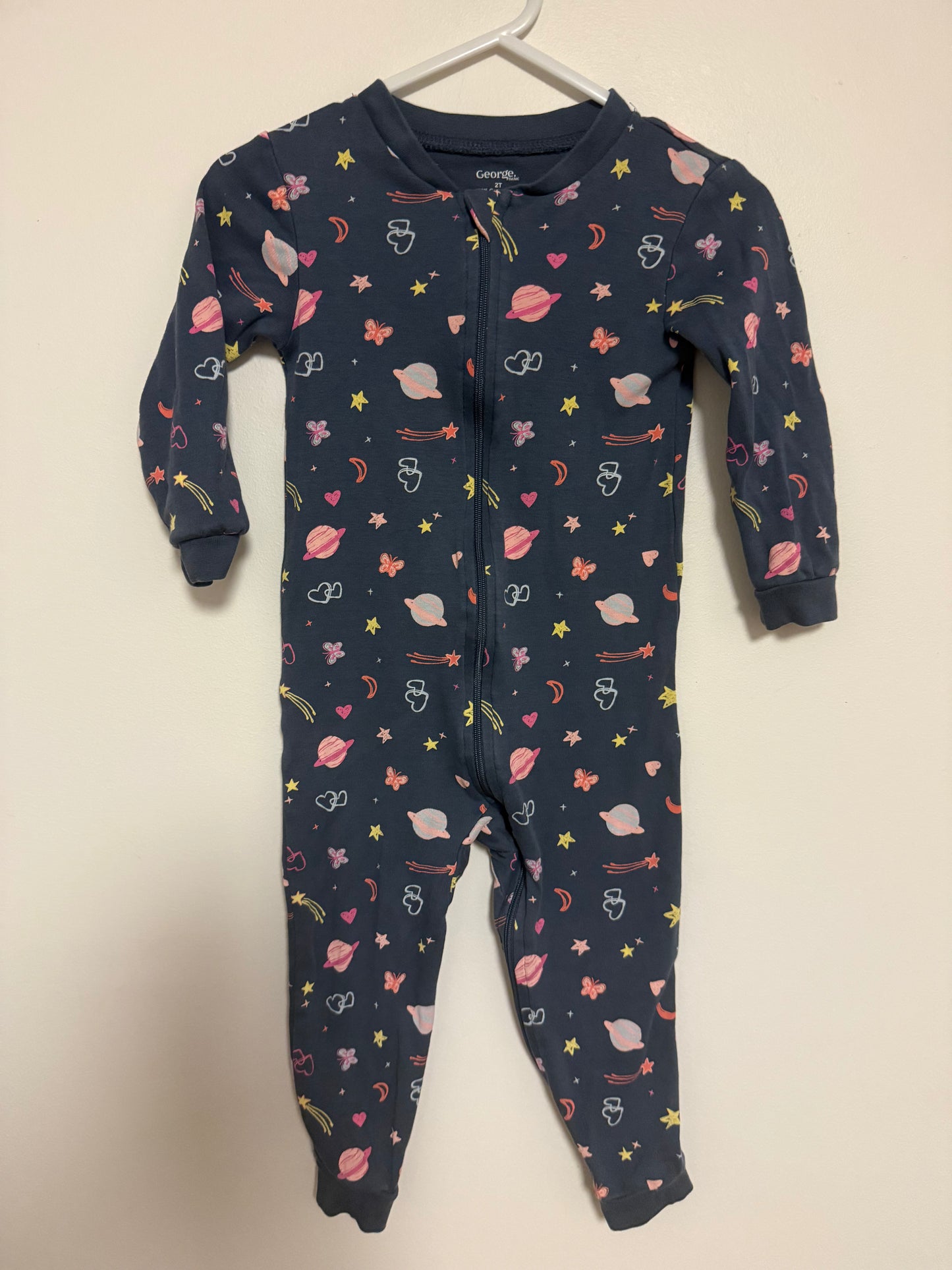 GEORGE SPACE SLEEPER SIZE 2T